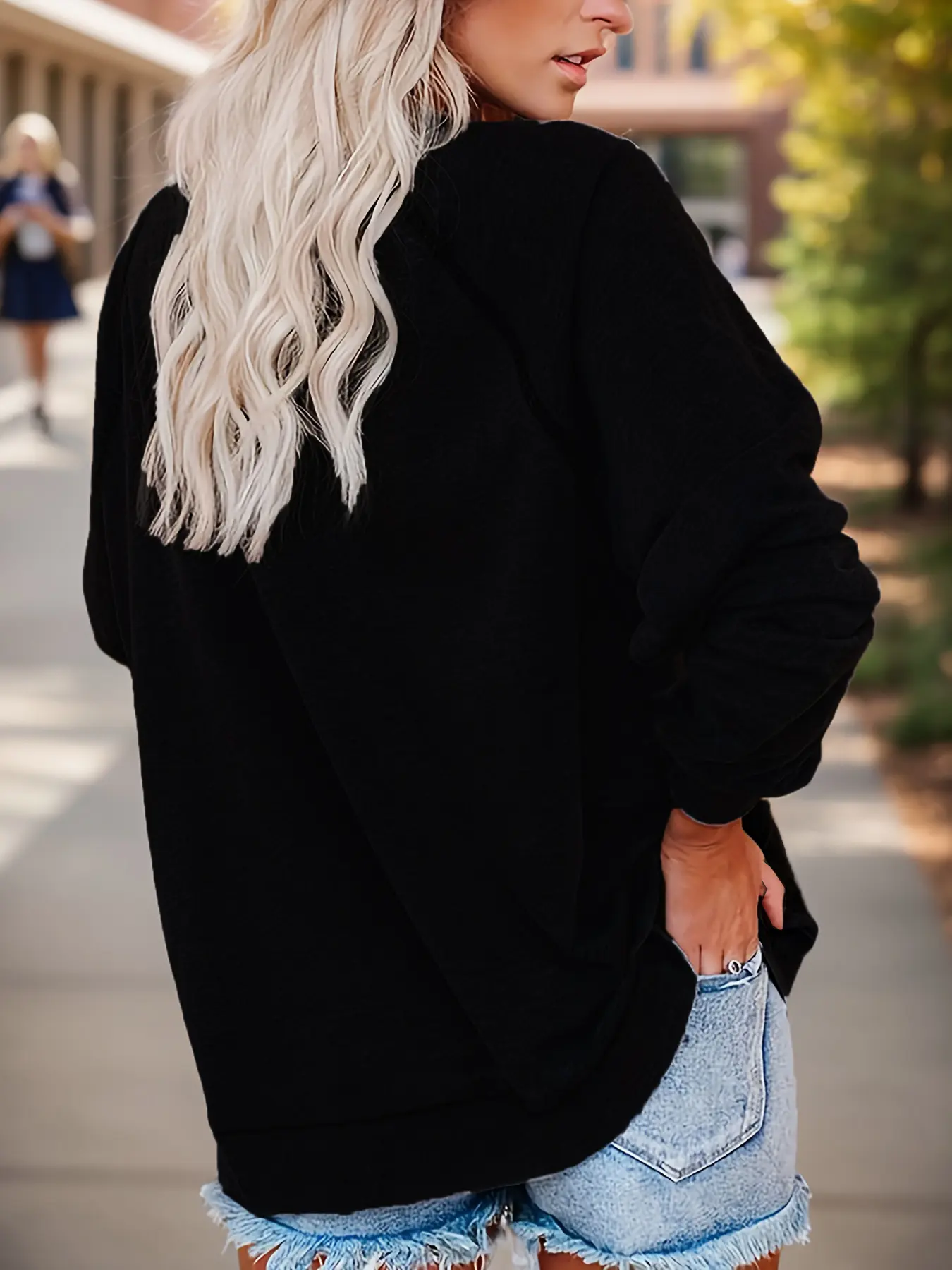 Heart Print Sweatshirt Long Sleeve Female  black and white Dragonfly long sleeved  base top spring and autumn T-shirt for women