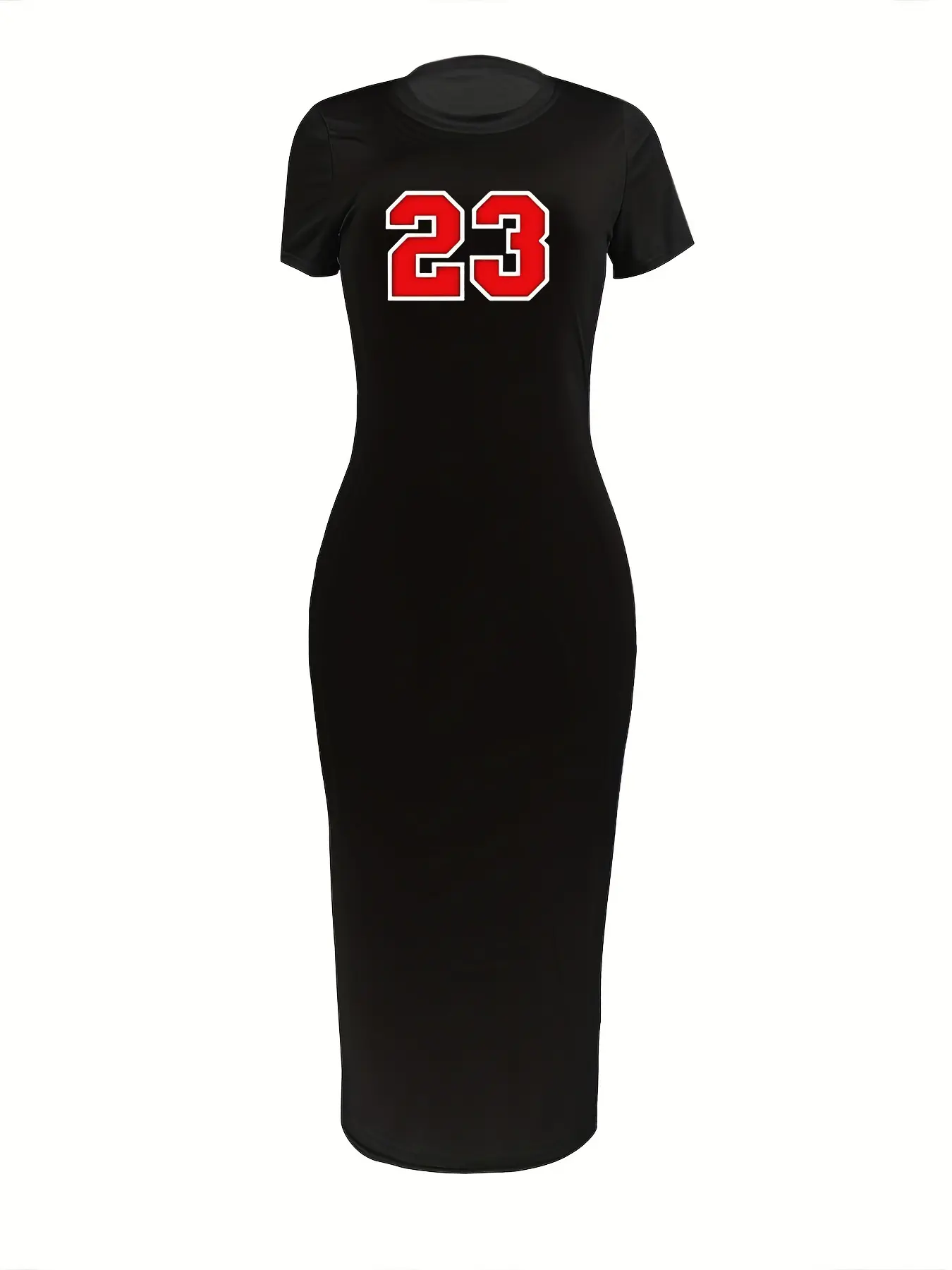 Summer 23 print short sleeved women's sexy dress Long T Shirt Loose o Neck Robe Camiseta Vestidos Sexy Mini Dress