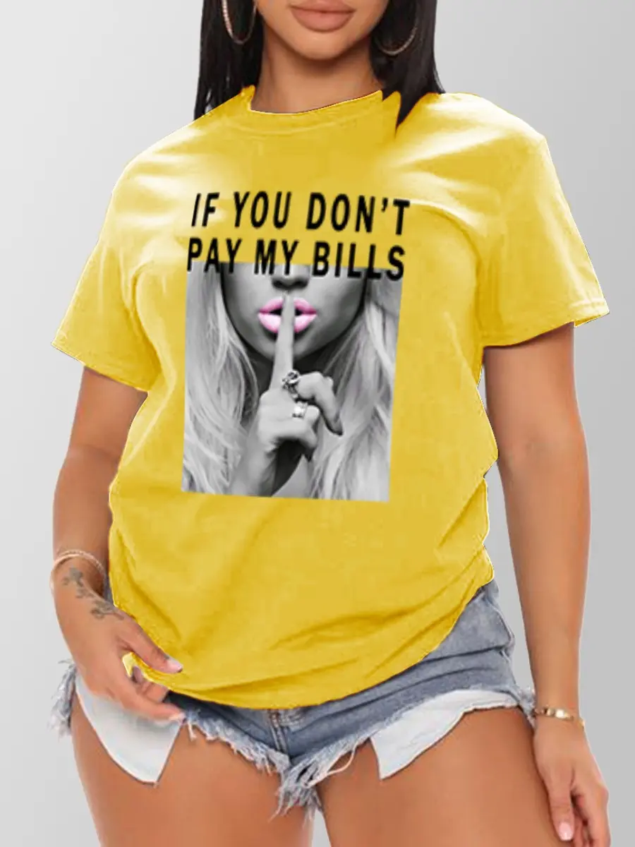 Women's T-shirt   Fashion Street Short Sleeve Tops Loose Oversized  Shirt Tshirts Creativity Streettshirt Individual Casual Clot