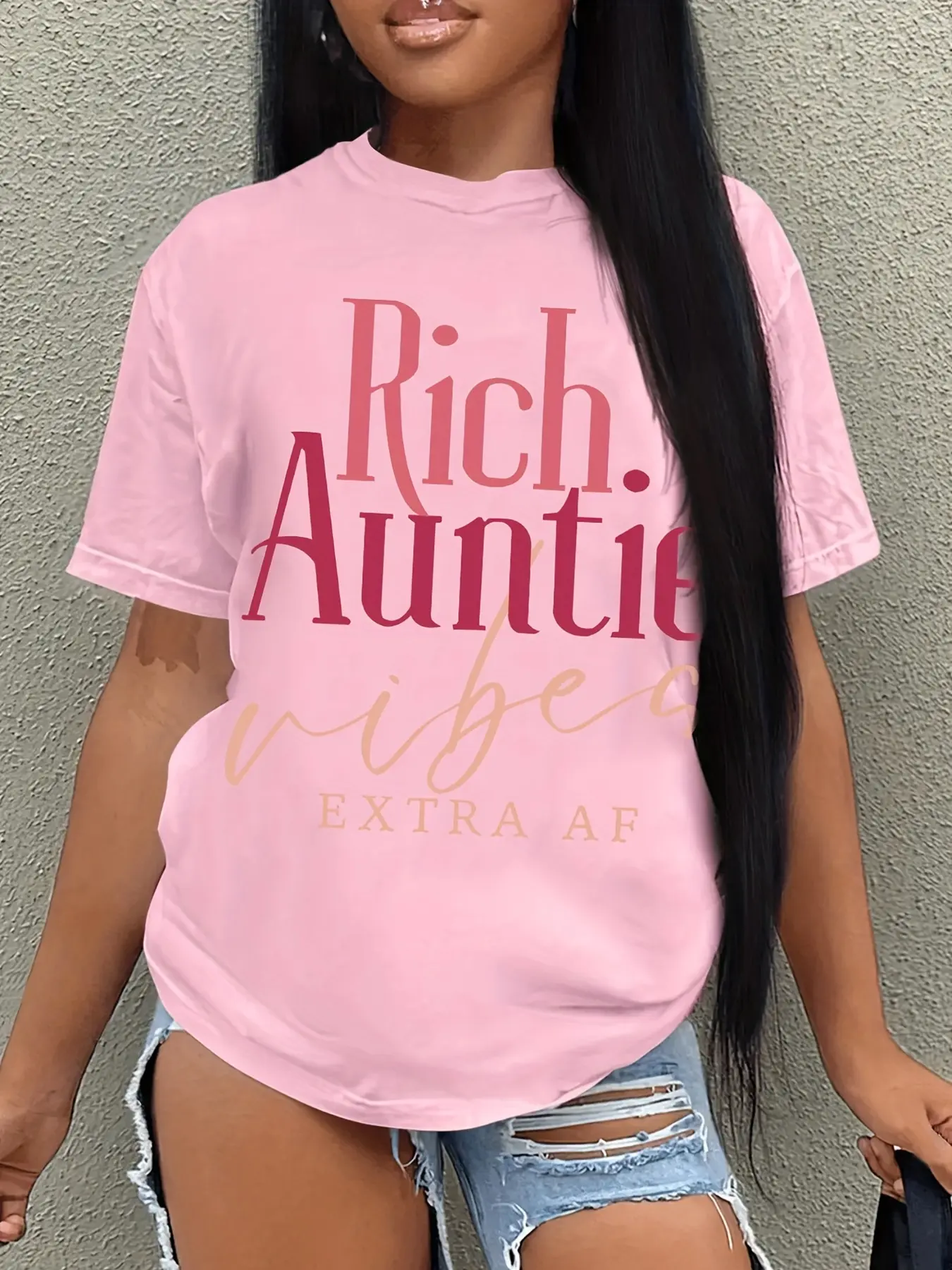 Women's T-shirt   Fashion Street Short Sleeve Tops Loose Oversized  Shirt Tshirts Creativity Streettshirt Individual Casual Clot