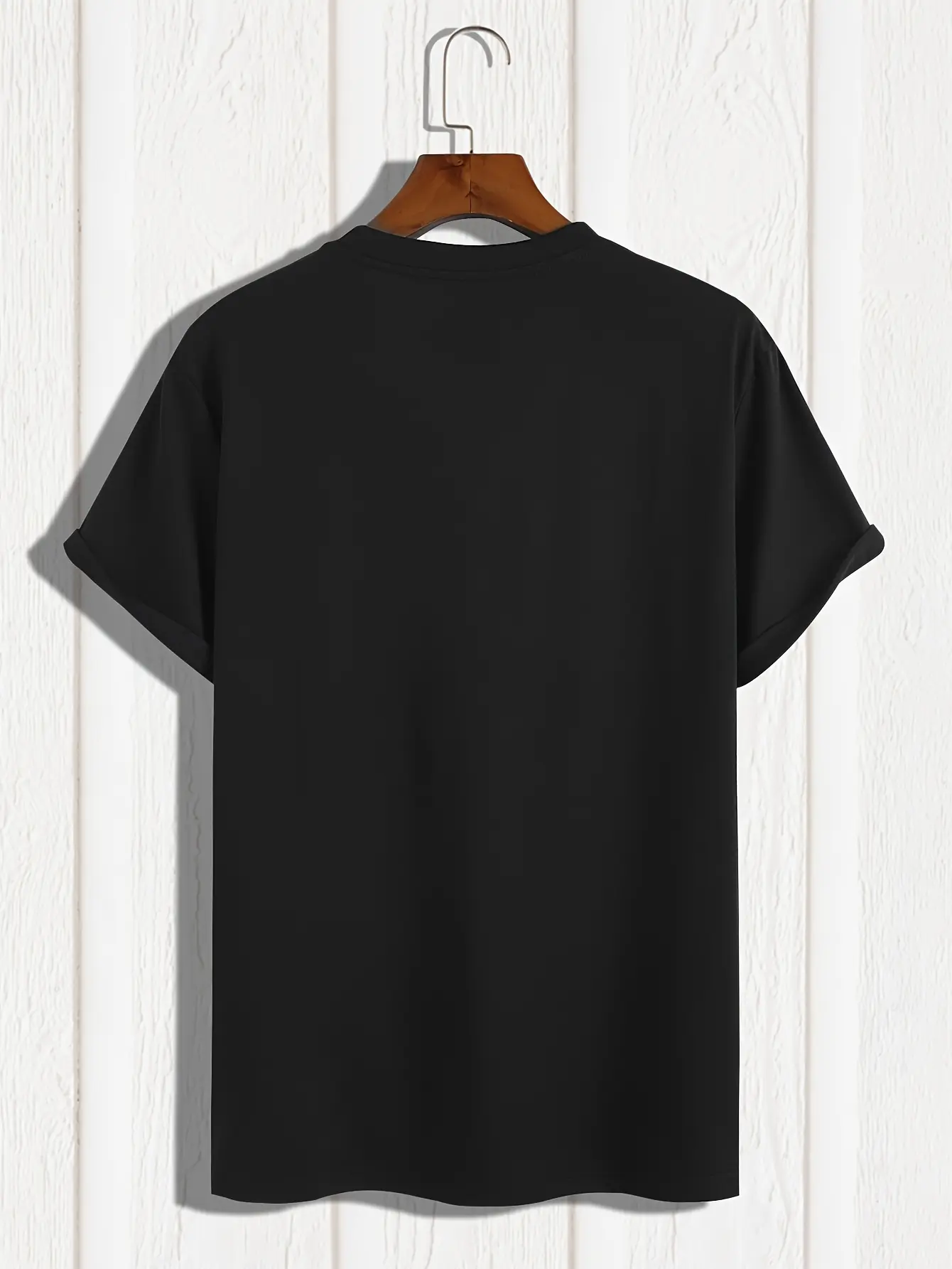 Men's summer 100% pure cotton fashionable casual sports loose pattern print round neck short sleeved T-shirt top