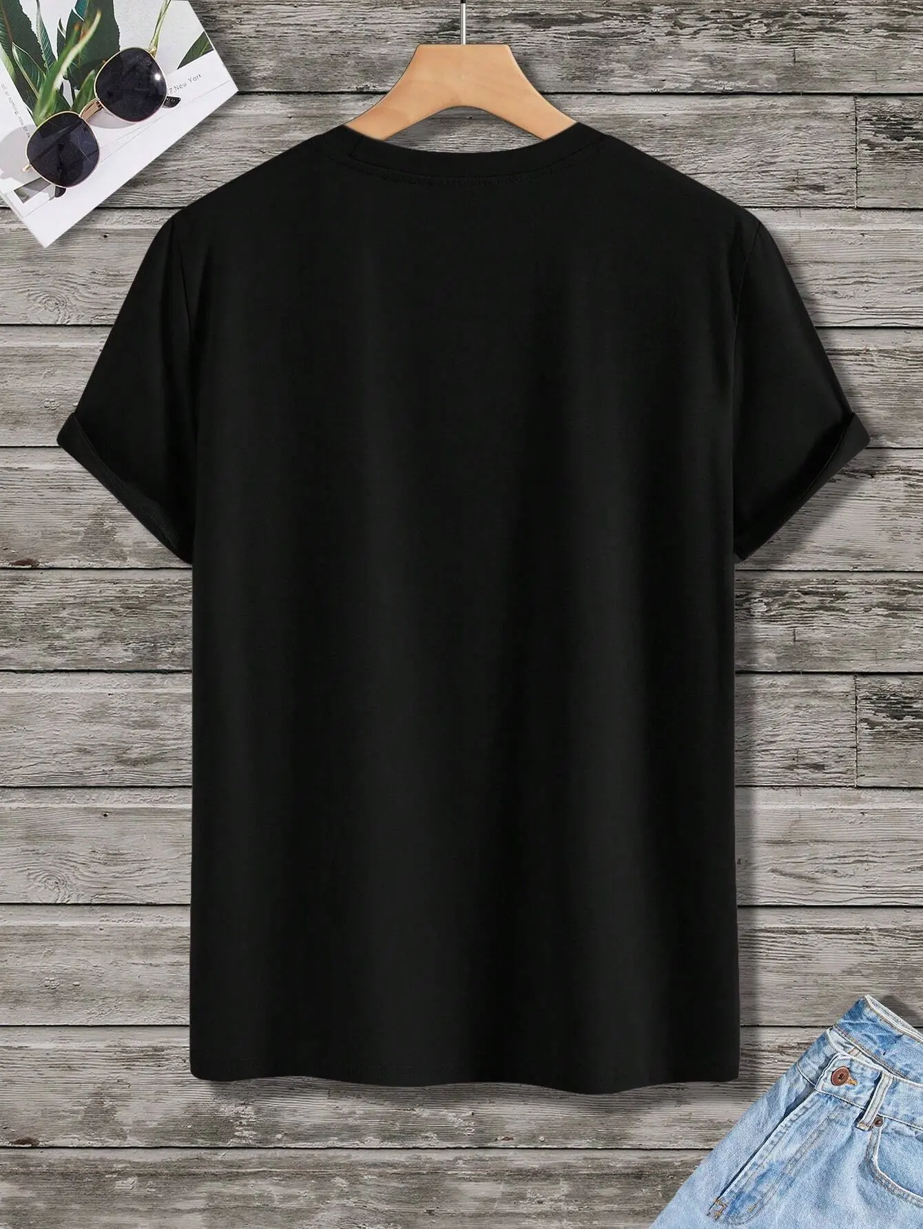 Men's 100% cotton summer loose fit DREAM Letter printed slim fit casual sports round neck short sleeved T-shirt top