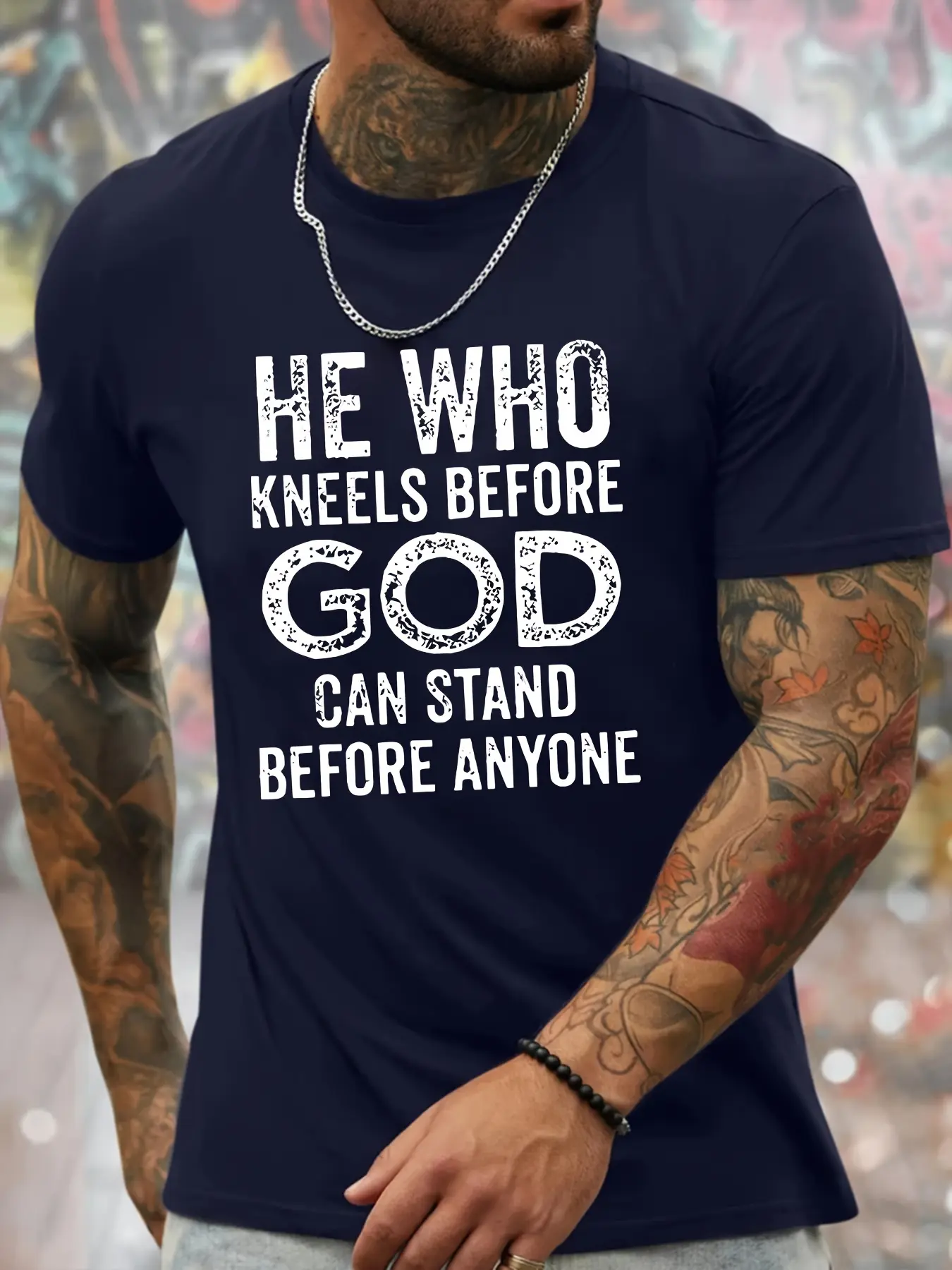 Men's summer 100% pure cotton fashionable casual sports loose HAMILTON 44 graphic print round neck short sleeved T-shirt top