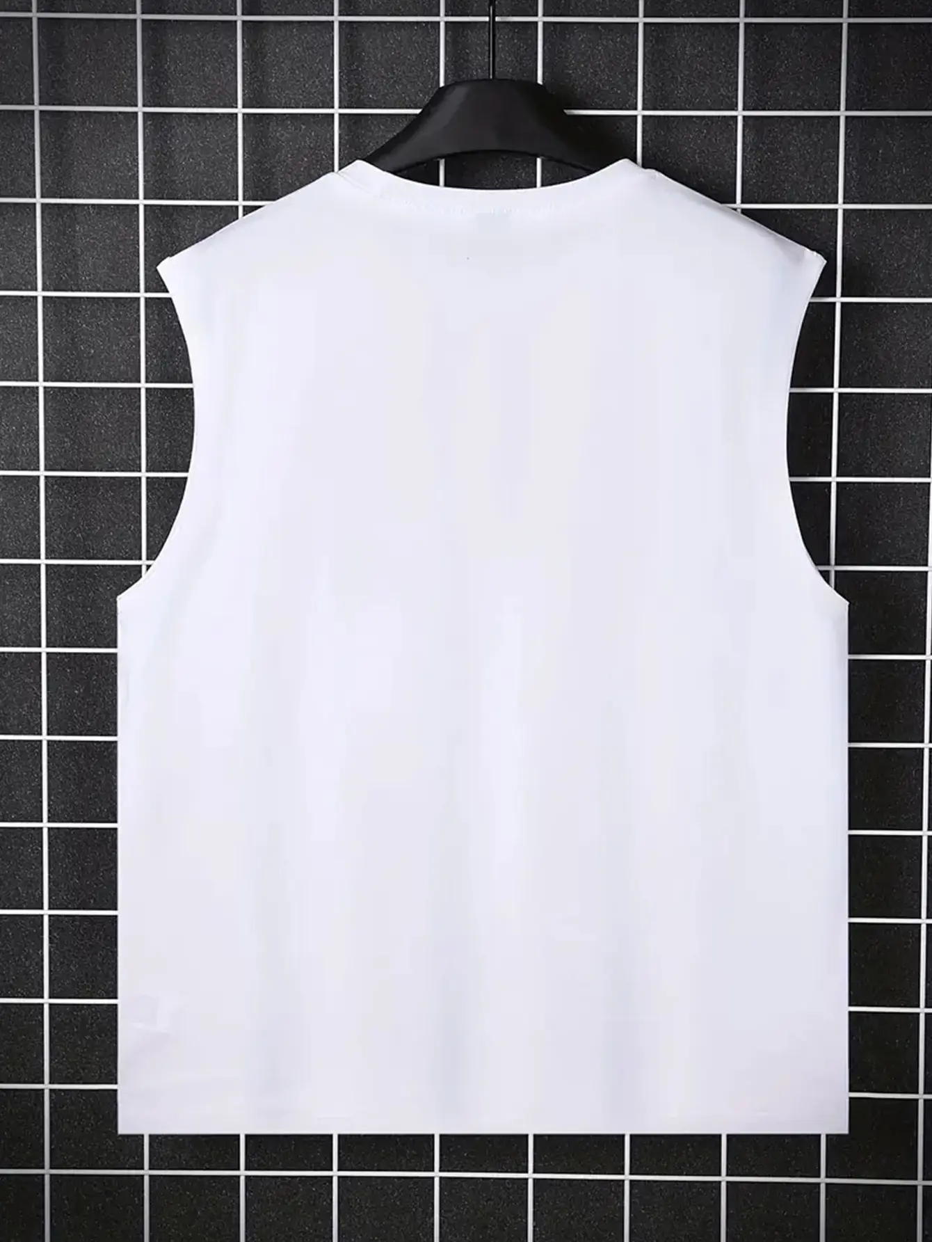 Men's summer fashion casual sports loose American flag print comfortable breathable round neck sleeveless vest