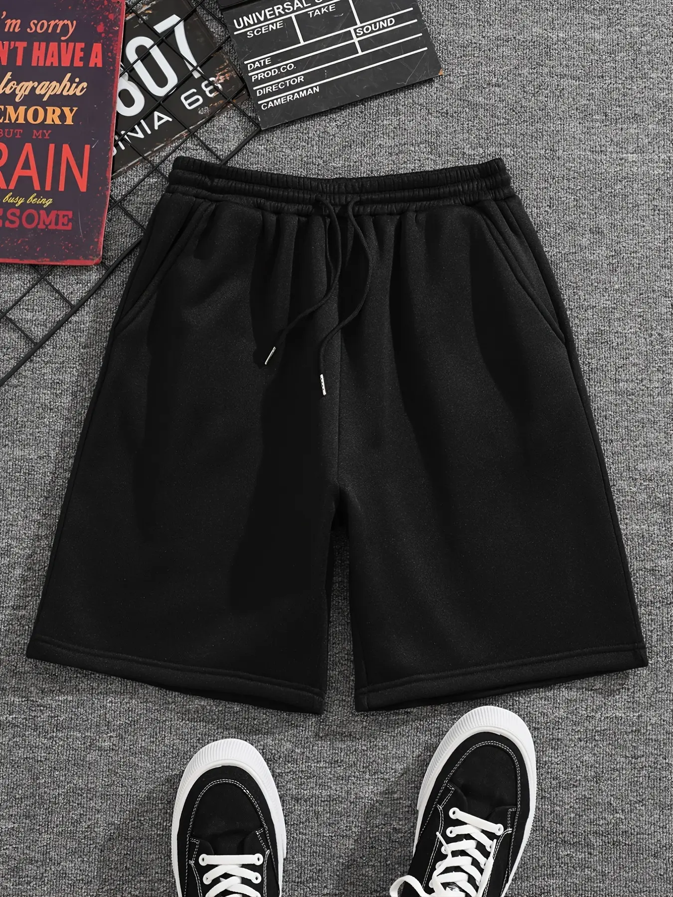 Men's summer shortS Sports Fitness Shorts Men Basketball Game Training Running Casual Loose Quick-Drying Five-Point Pants