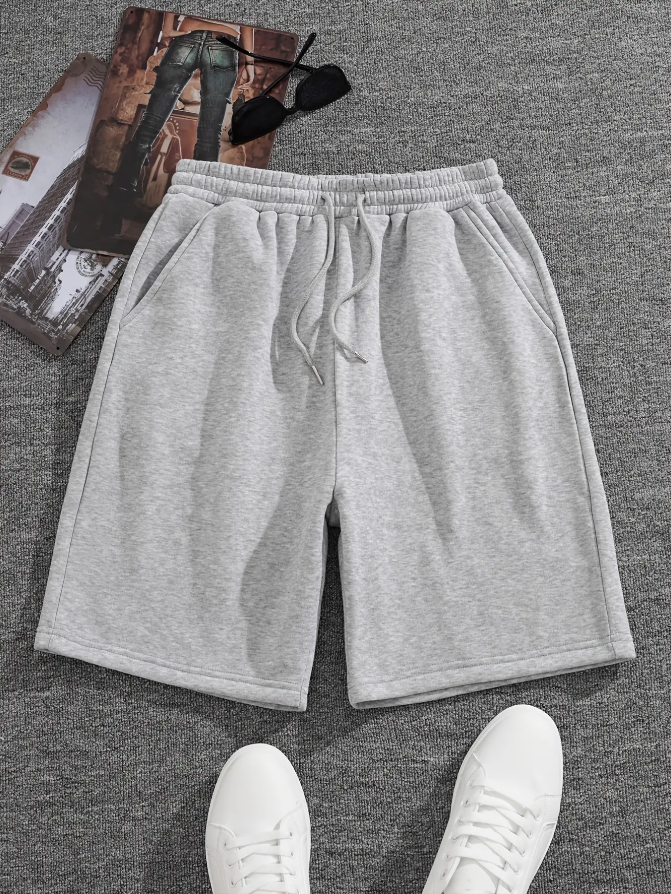 Men's summer shortS Sports Fitness Shorts Men Basketball Game Training Running Casual Loose Quick-Drying Five-Point Pants