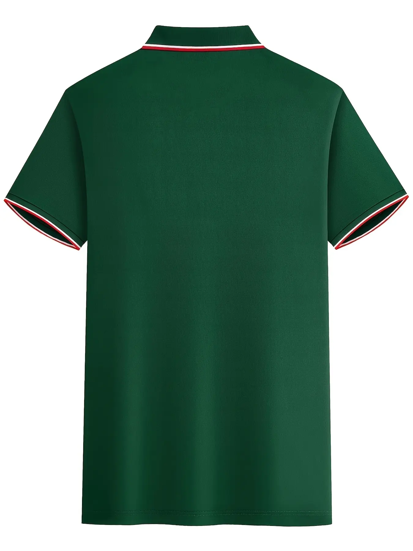 Men's summer cotton fashion casual comfortable breathable loose oversized Italian flag print polo shirt short sleeved top