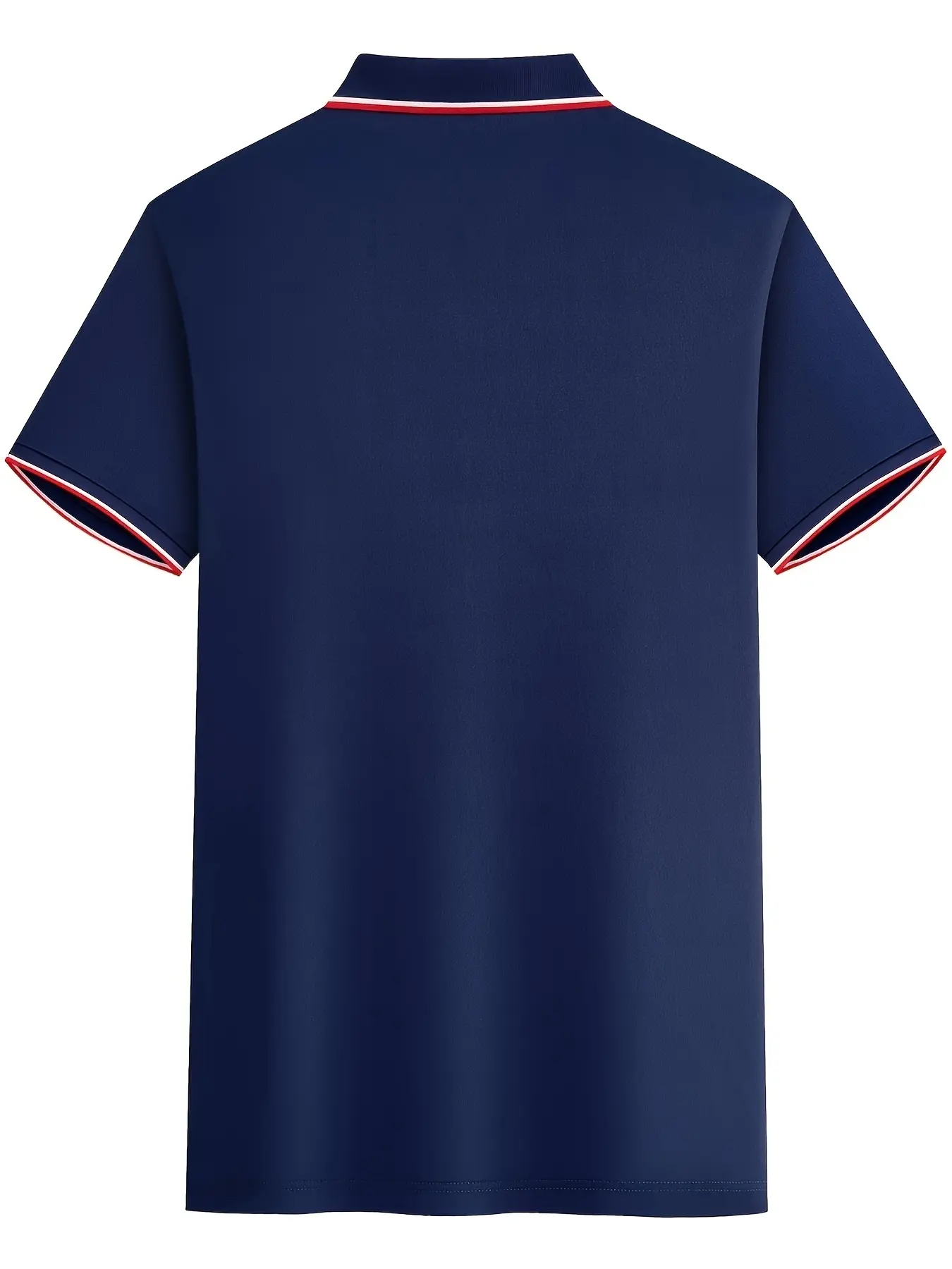 Men's summer cotton fashion casual comfortable breathable loose oversized Italian flag print polo shirt short sleeved top