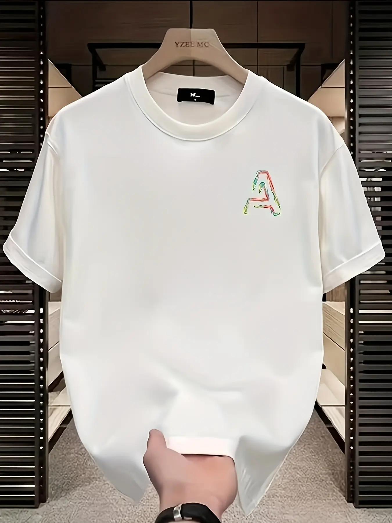 Men's summer 100 cotton fashionable casual loose solid color multi-color optional sports round neck short sleeved T-shirt top