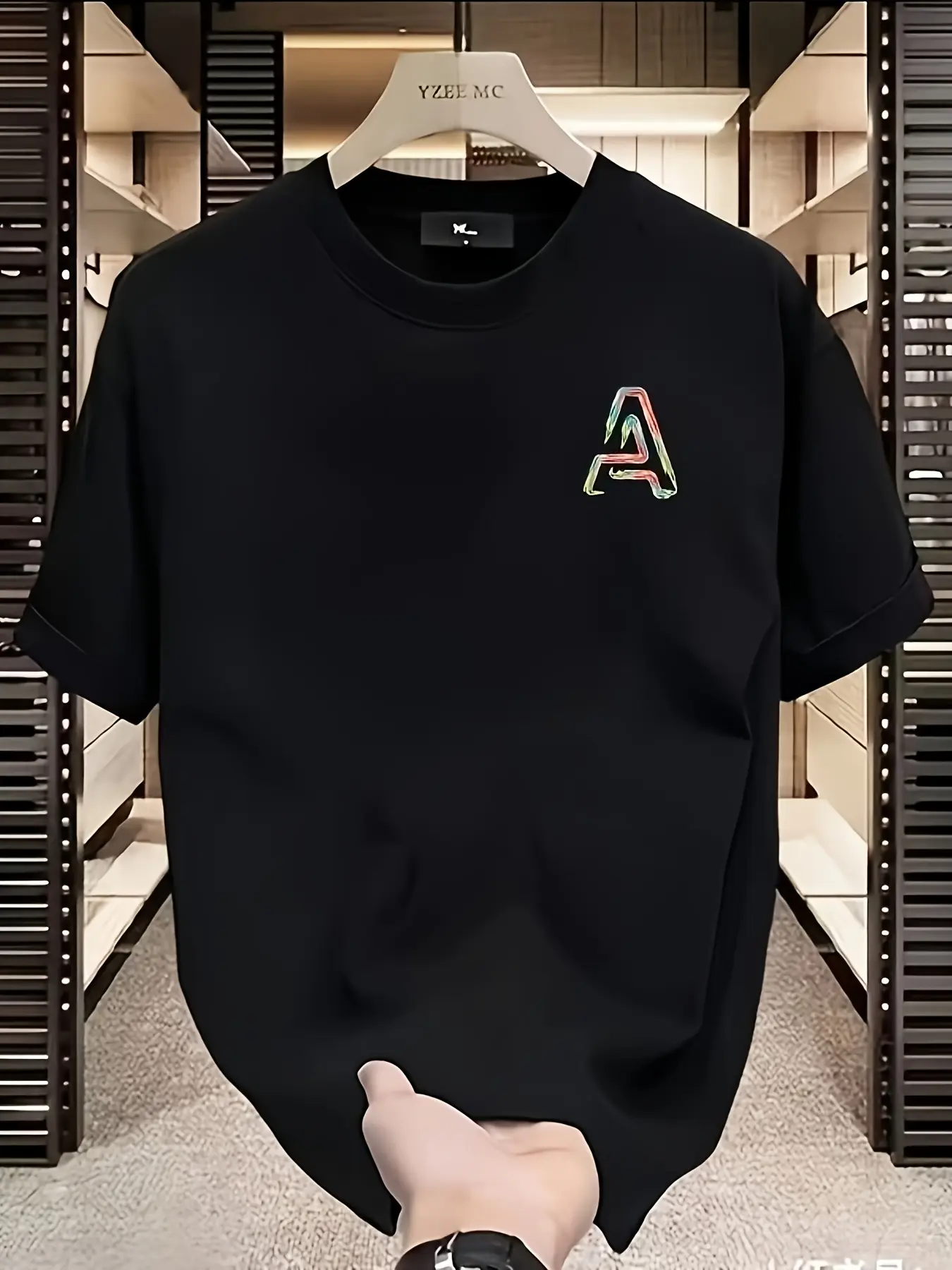 Men's summer 100 cotton fashionable casual loose solid color multi-color optional sports round neck short sleeved T-shirt top