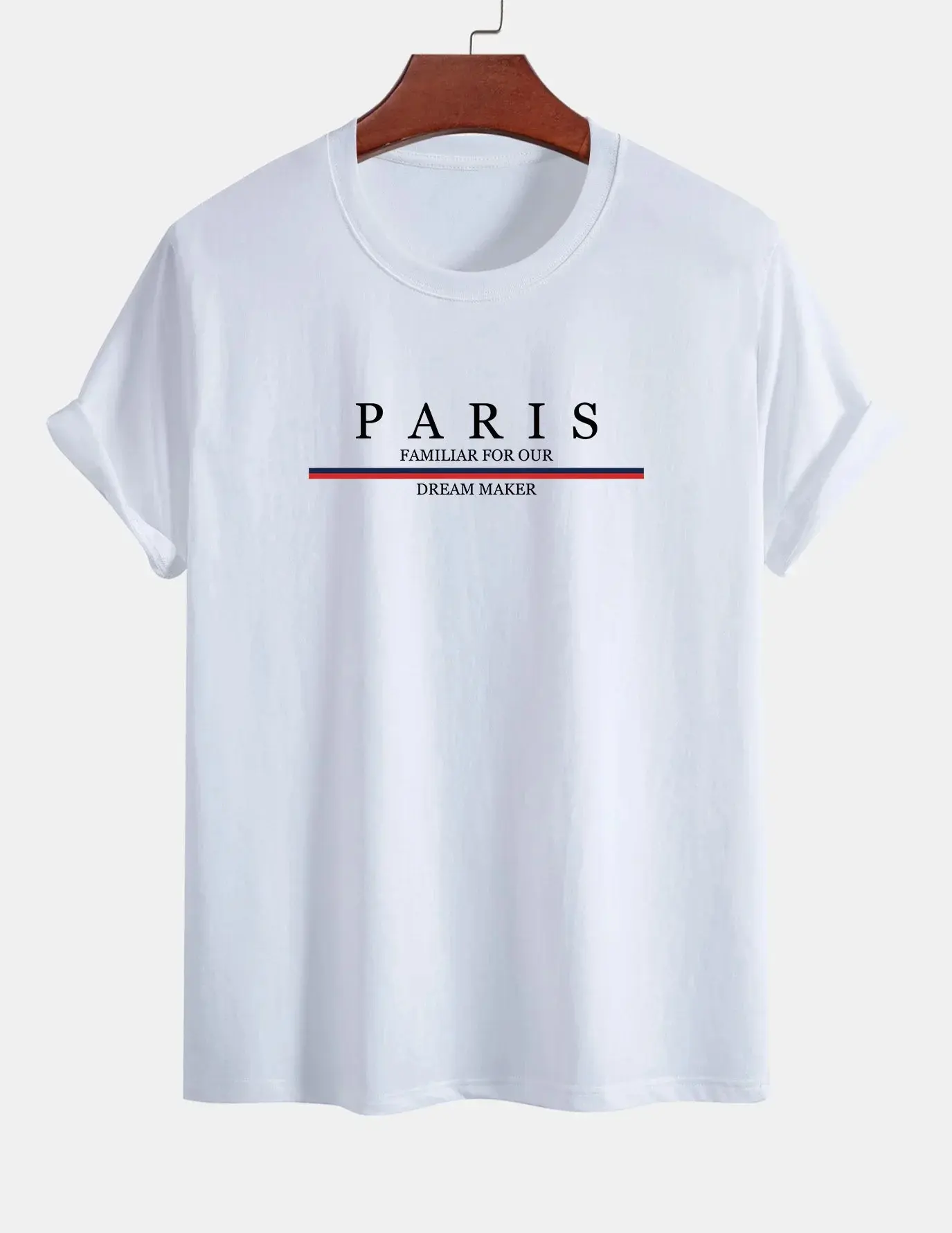 Men's Paris print SWEATS Hoodies  Loose Fit Print Casual Round Neck Top Men's autumn and winter warm round neck hoodie