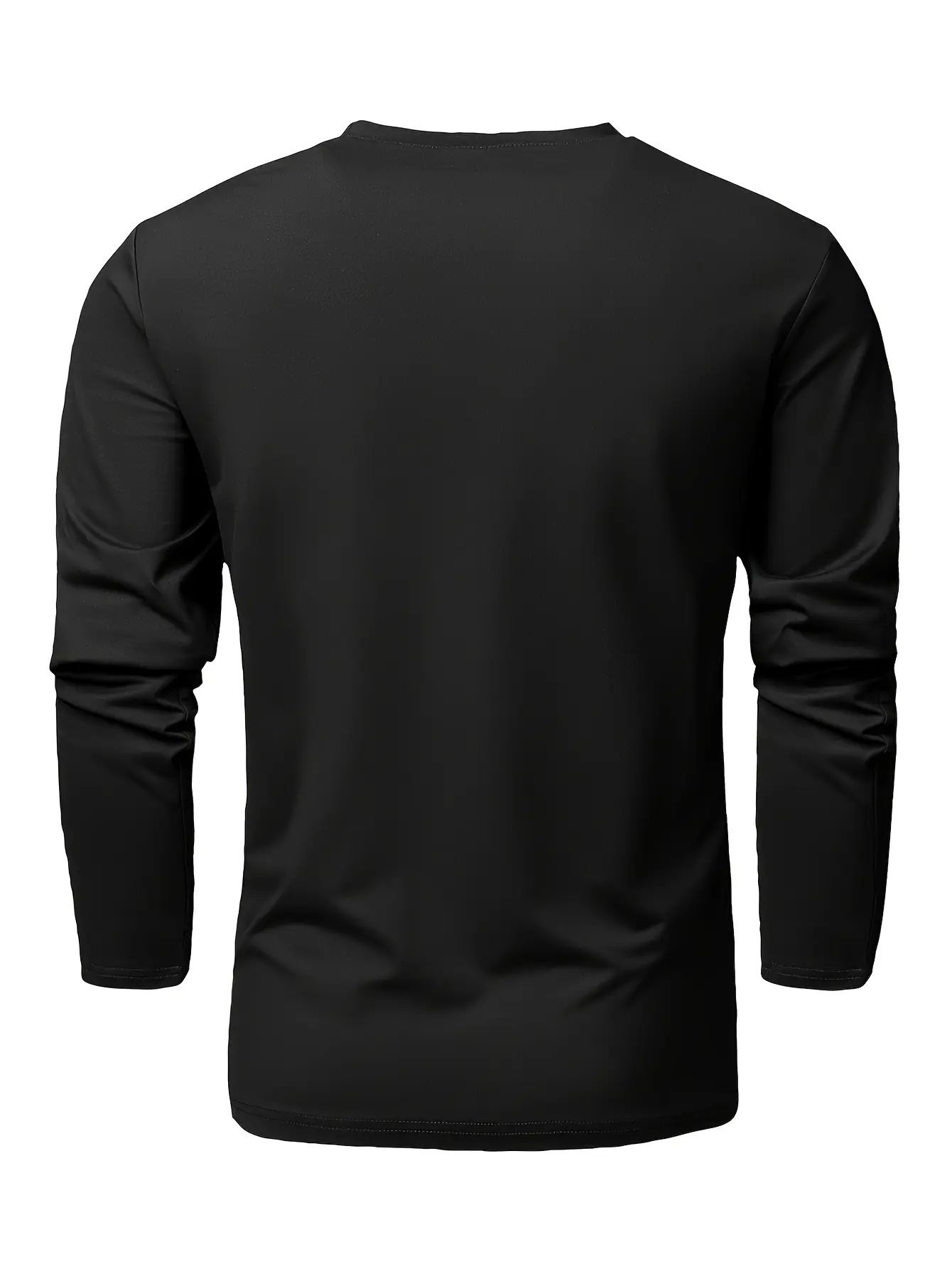 Men's 100% pure cotton comfortable sports casual loose oversized bird pattern printed round neck long sleeved T-shirt top