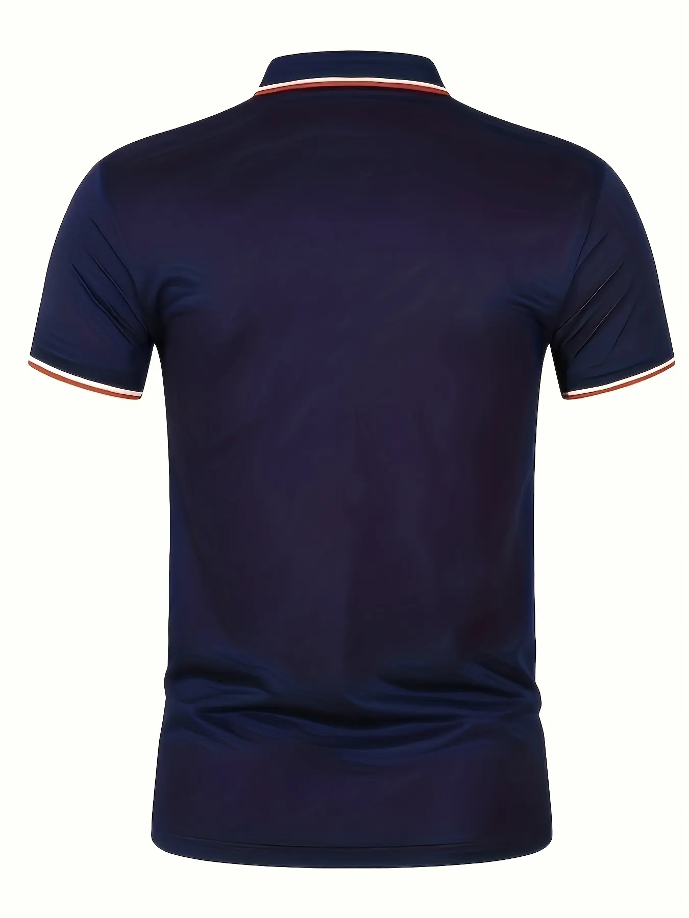 Men's summer Breathable Polo Shirt Fabric Men's Solid Color Polo Shirt - Business Casual & Golf T-Shirt With Collar