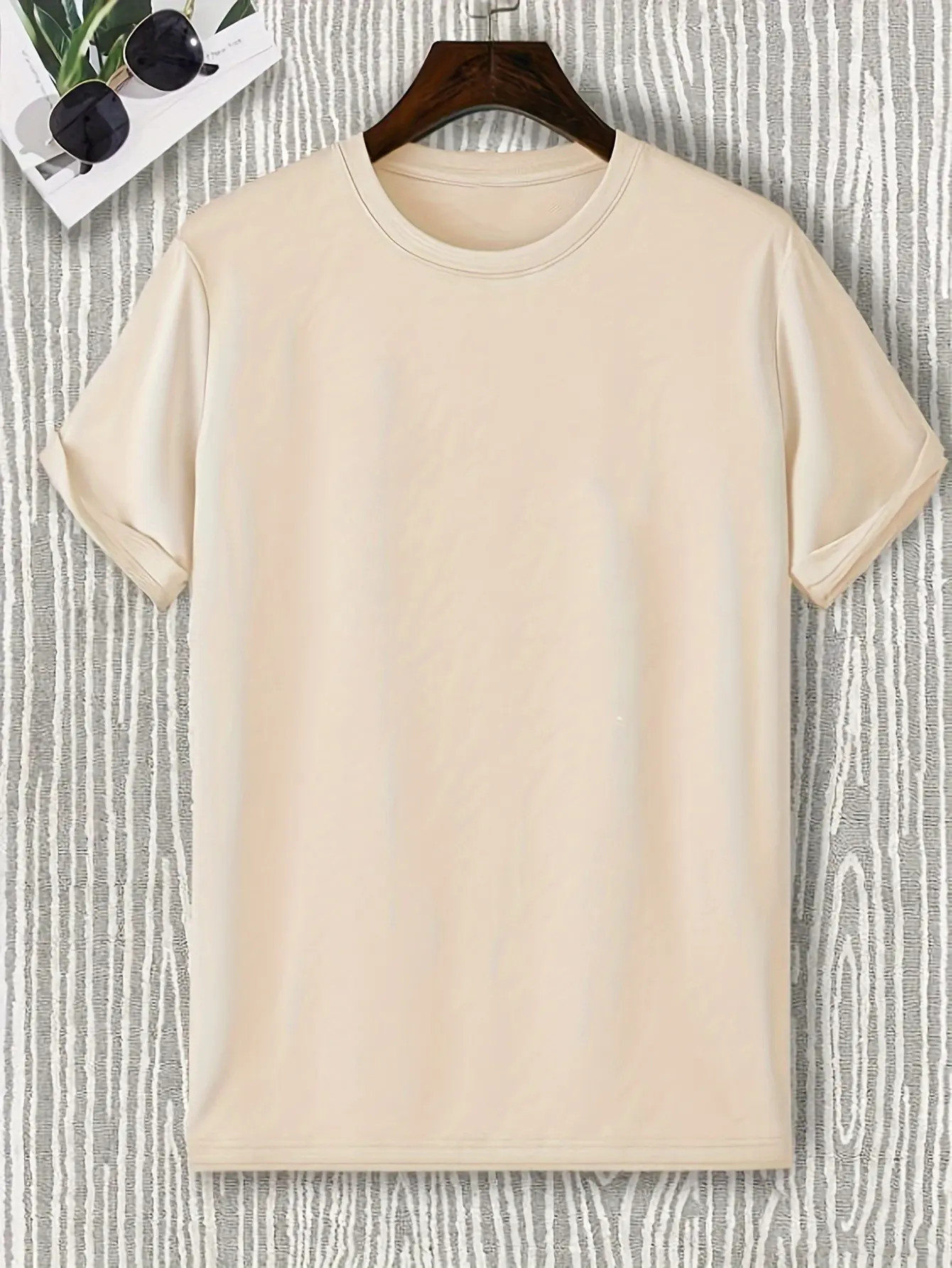 Men's 100% pure cotton summer loose size Planet Graphic Design print casual comfortable round neck short sleeved T-shirt top