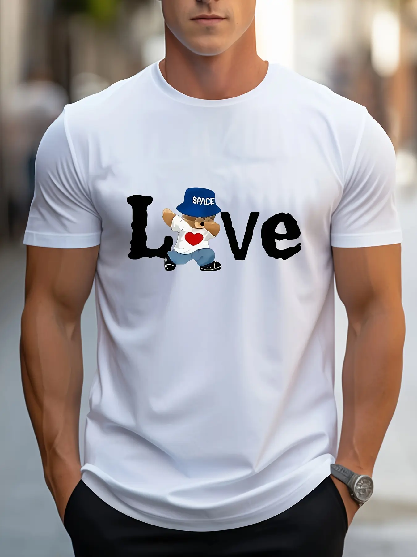 Men's summer 100 cotton fashionable casual loose solid color multi-color optional sports round neck short sleeved T-shirt top