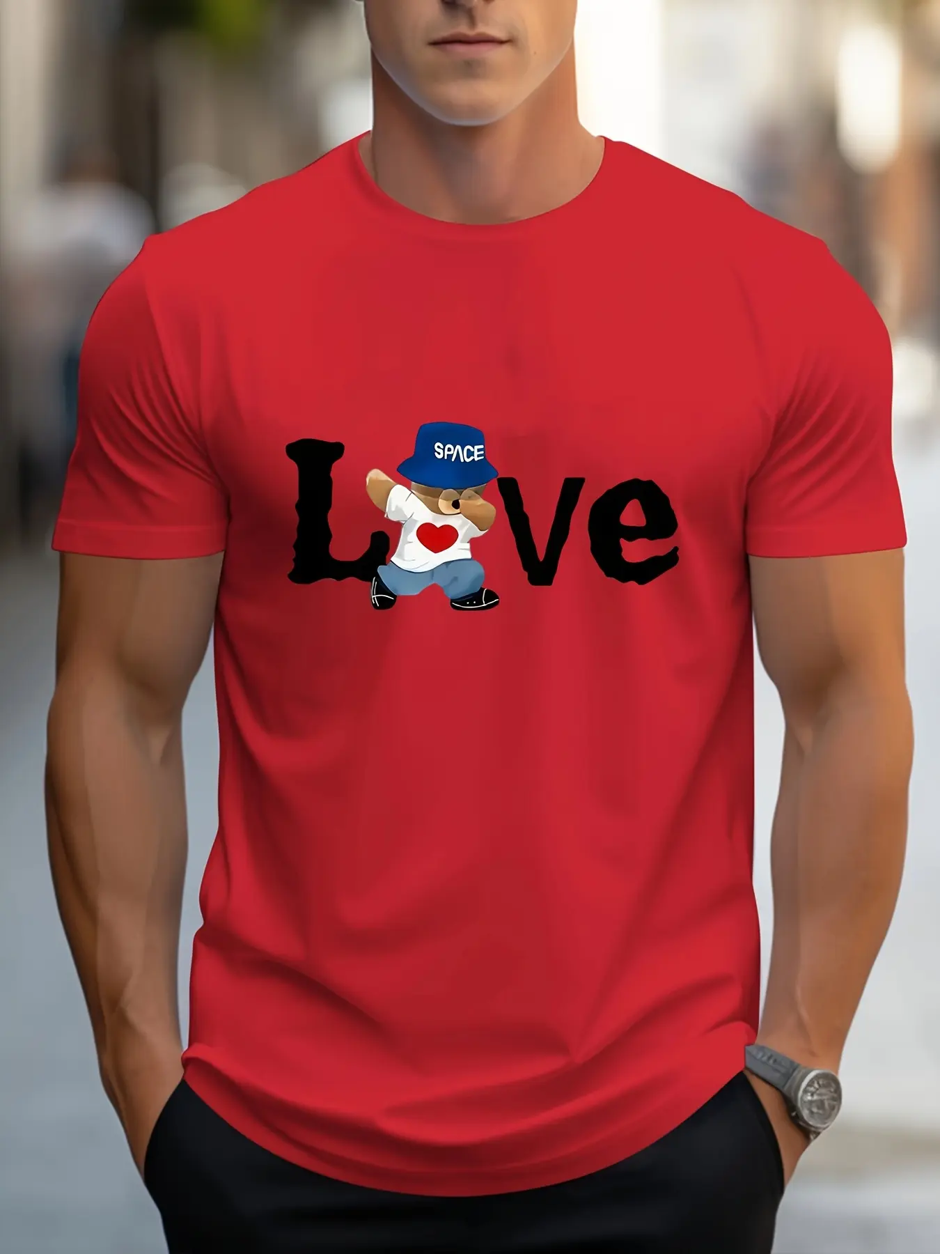 Men's summer 100 cotton fashionable casual loose solid color multi-color optional sports round neck short sleeved T-shirt top