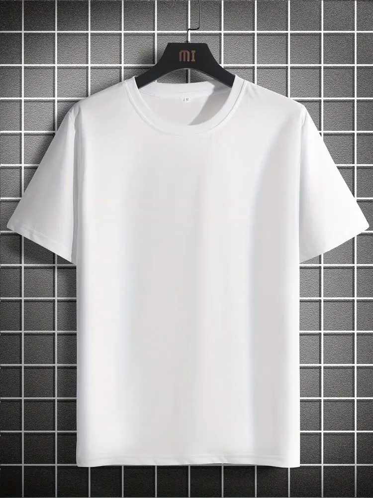 Men's 100 Cotton Paris Short Sleeve T-shirt Top Loose Tshirt Streetwear High Street Unisex style Casual Loose