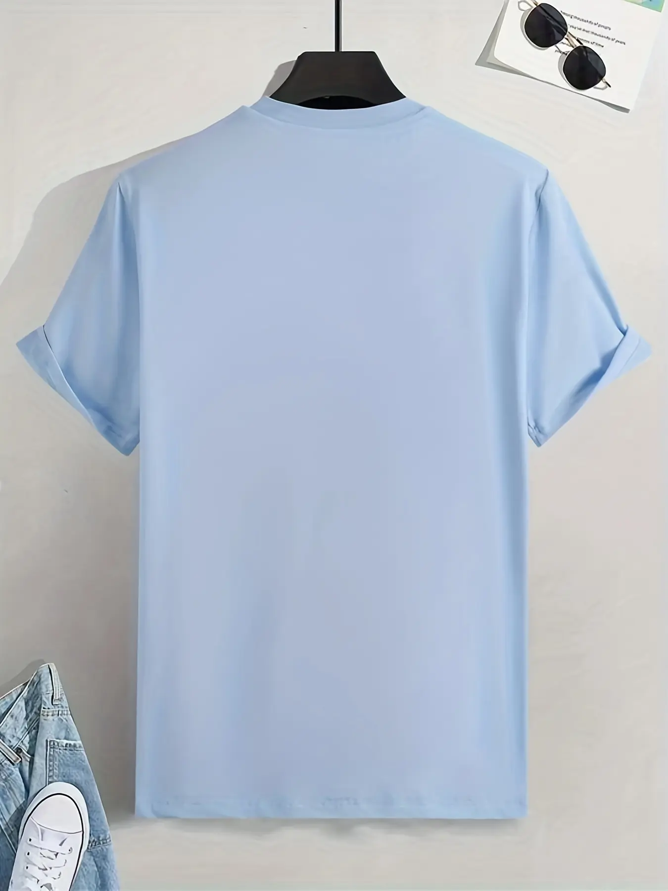 Men's 100 Cotton Paris Short Sleeve T-shirt Top Loose Tshirt Streetwear High Street Unisex style Casual Loose