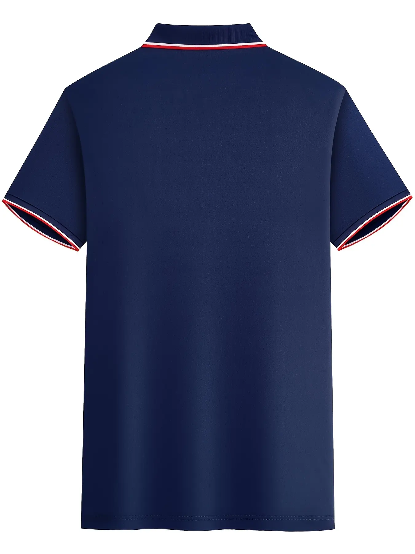 Men's 100 cotton summer casual fashionable loose plus size Italian flag pattern printed lapel short sleeved polo shirt