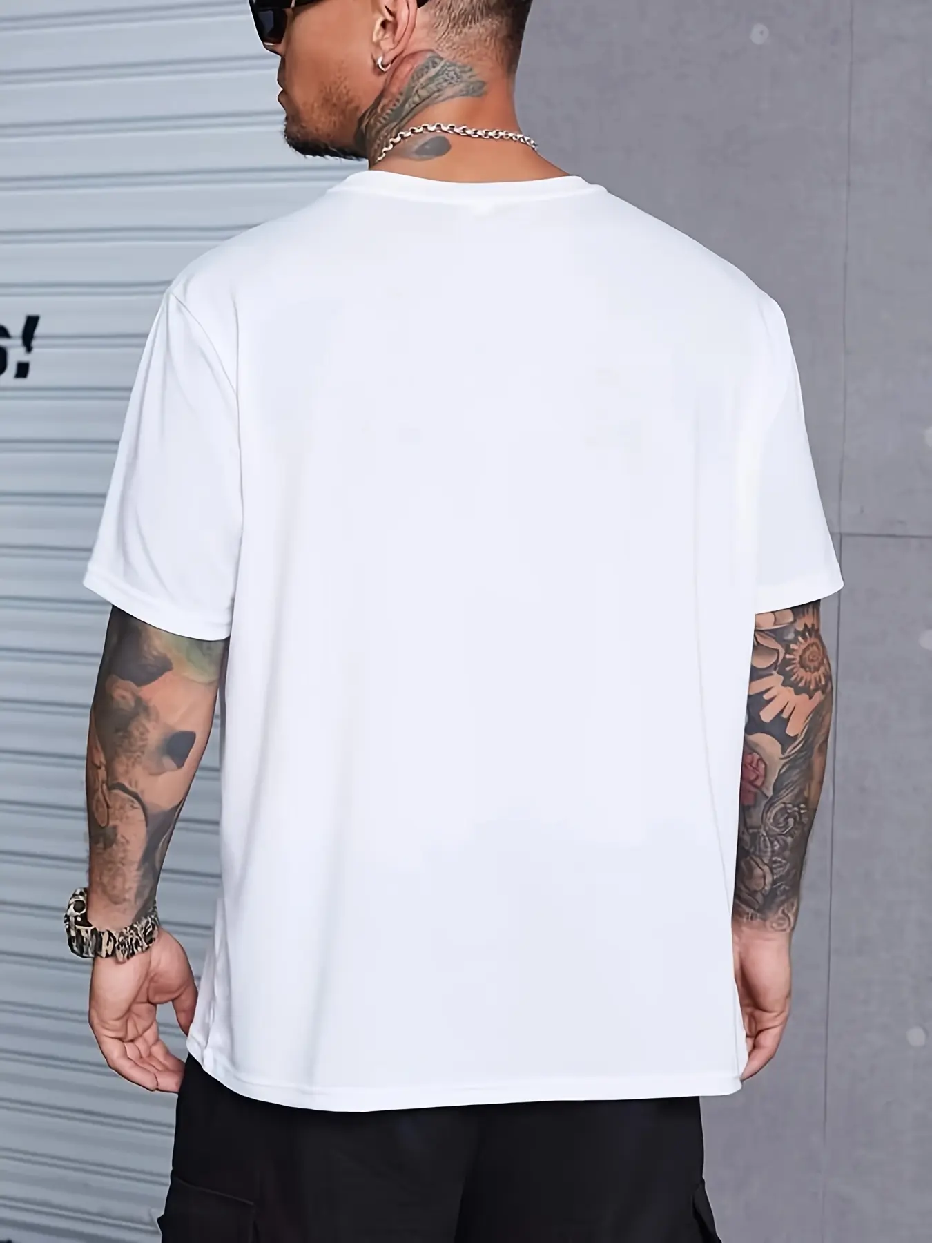 Summer men's 100% pure cotton casual loose fit plus cartoon bird print sports comfortable round neck short sleeved T-shirt top