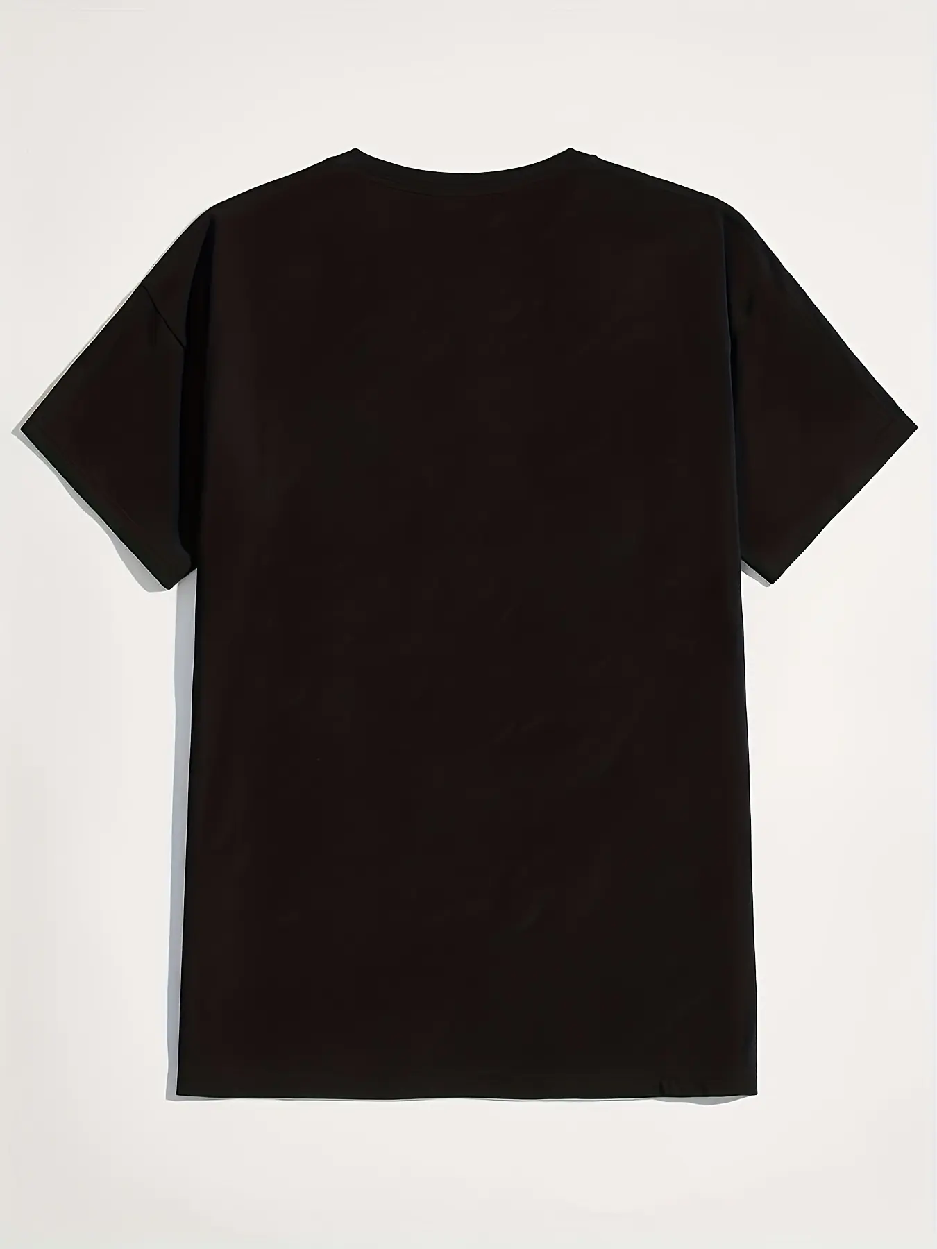 Men's 100% pure cotton summer loose fitting oversized Paris print casual slim fit round neck short sleeved T-shirt top
