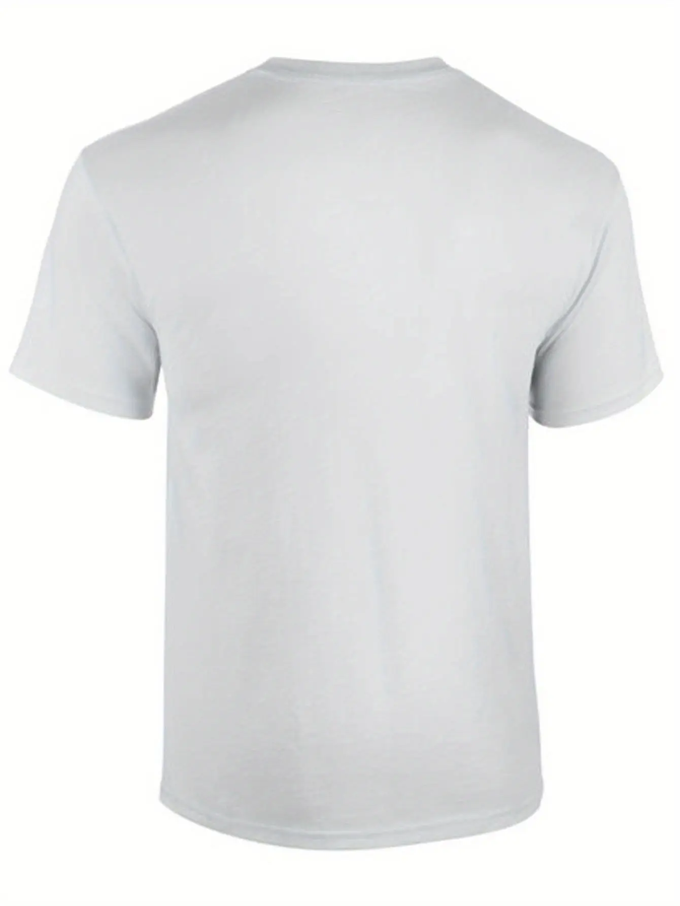 Men's summer 100 cotton fashionable casual loose Jesus name full of power printed round neck short sleeved T-shirt top