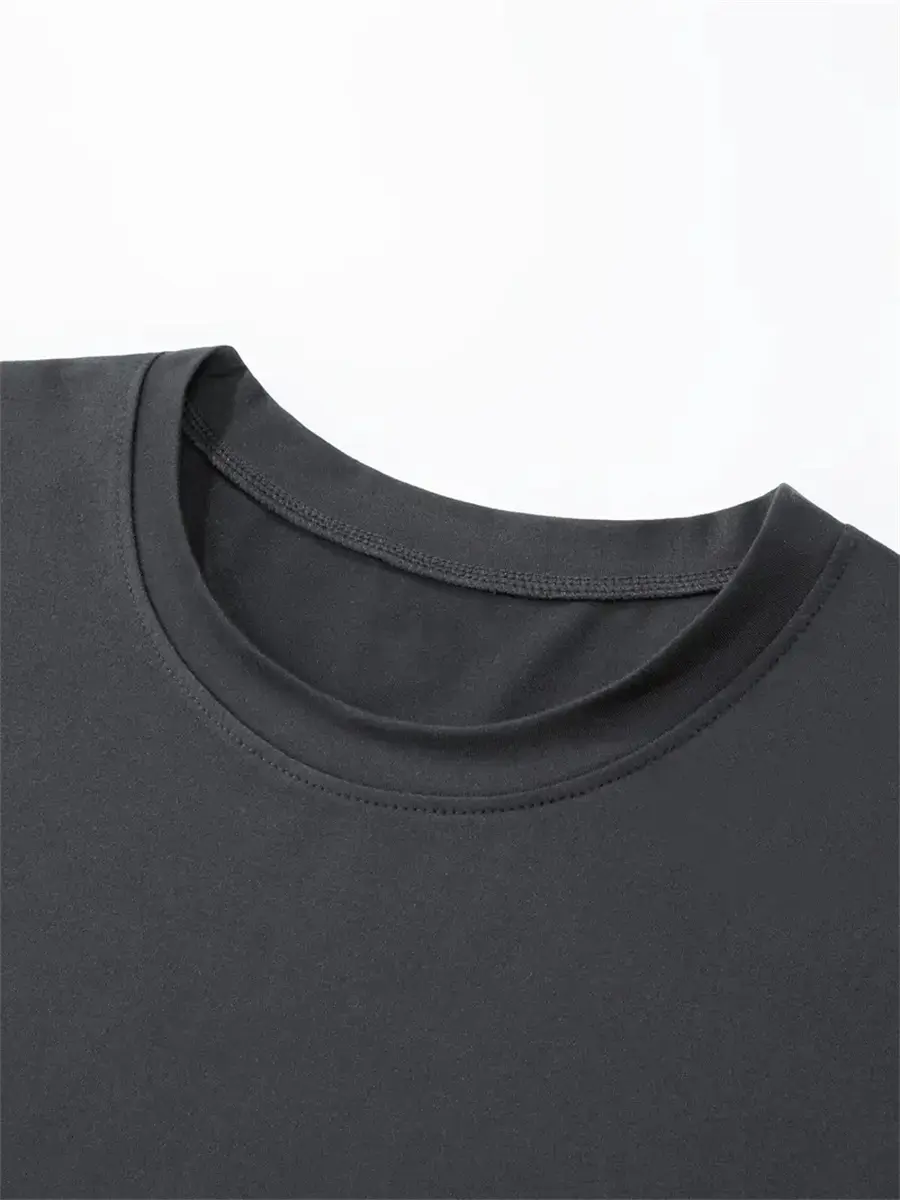 Men's summer 100 cotton fashionable casual loose fit plus size never give up printed sports round neck short sleeved T-shirt top