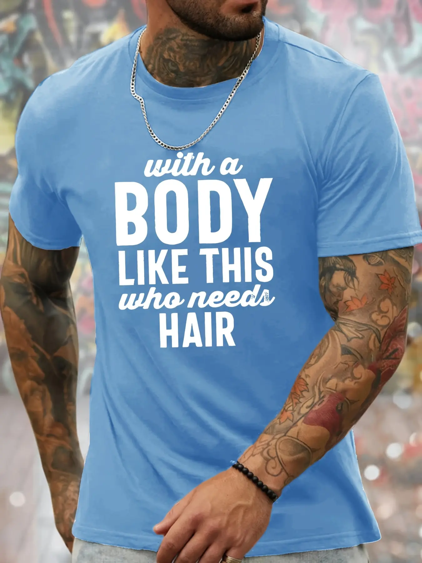 Men's Summer 100% Cotton Fashionable Casual Sports Loose Funny slogan graphicprint Round Neck Short Sleeve T-shirt Top