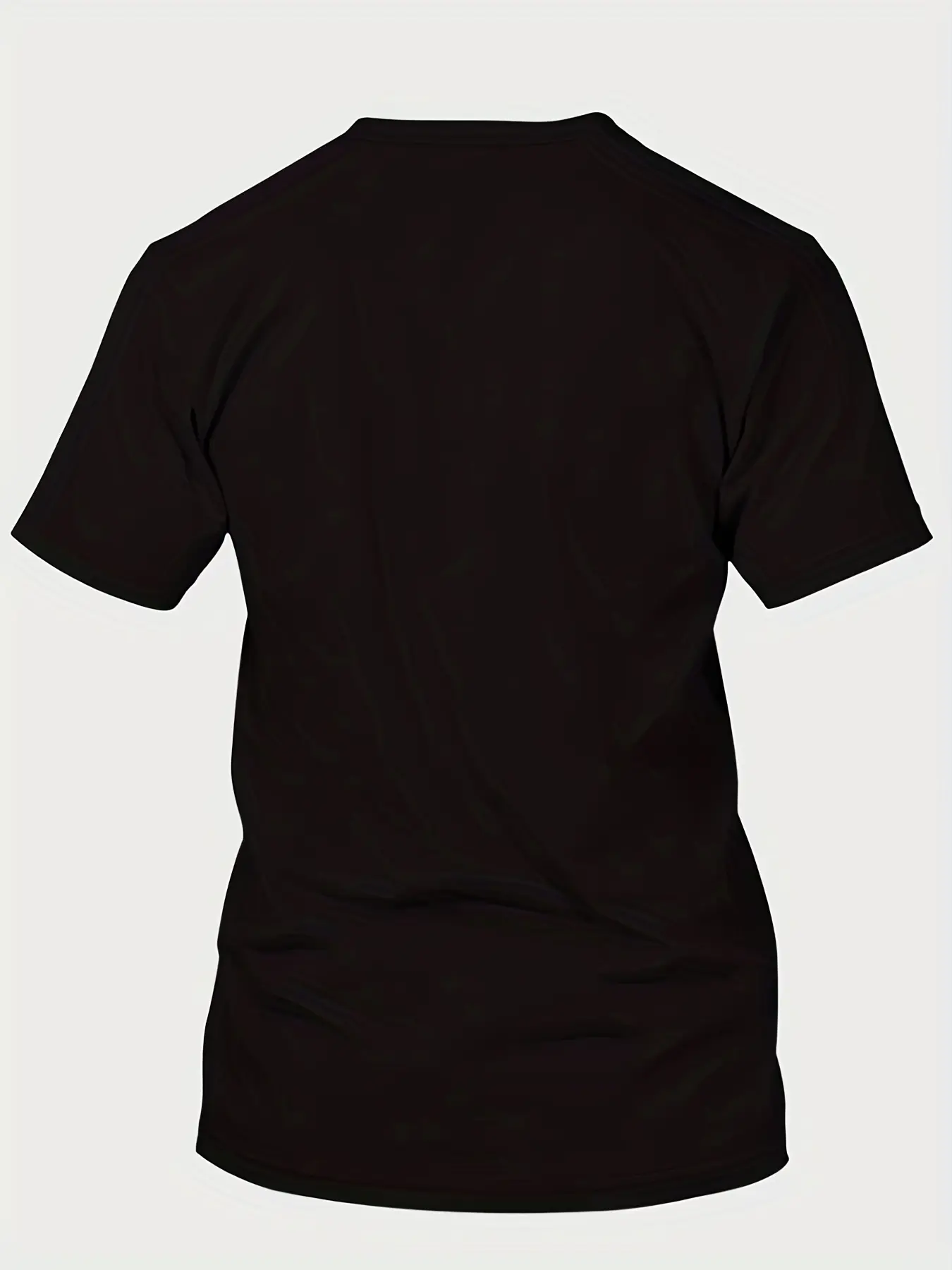 Summer Round Neck Solid Color men's 100% cotton casual loose fit large letter K print round neck short sleeved T-shirt top