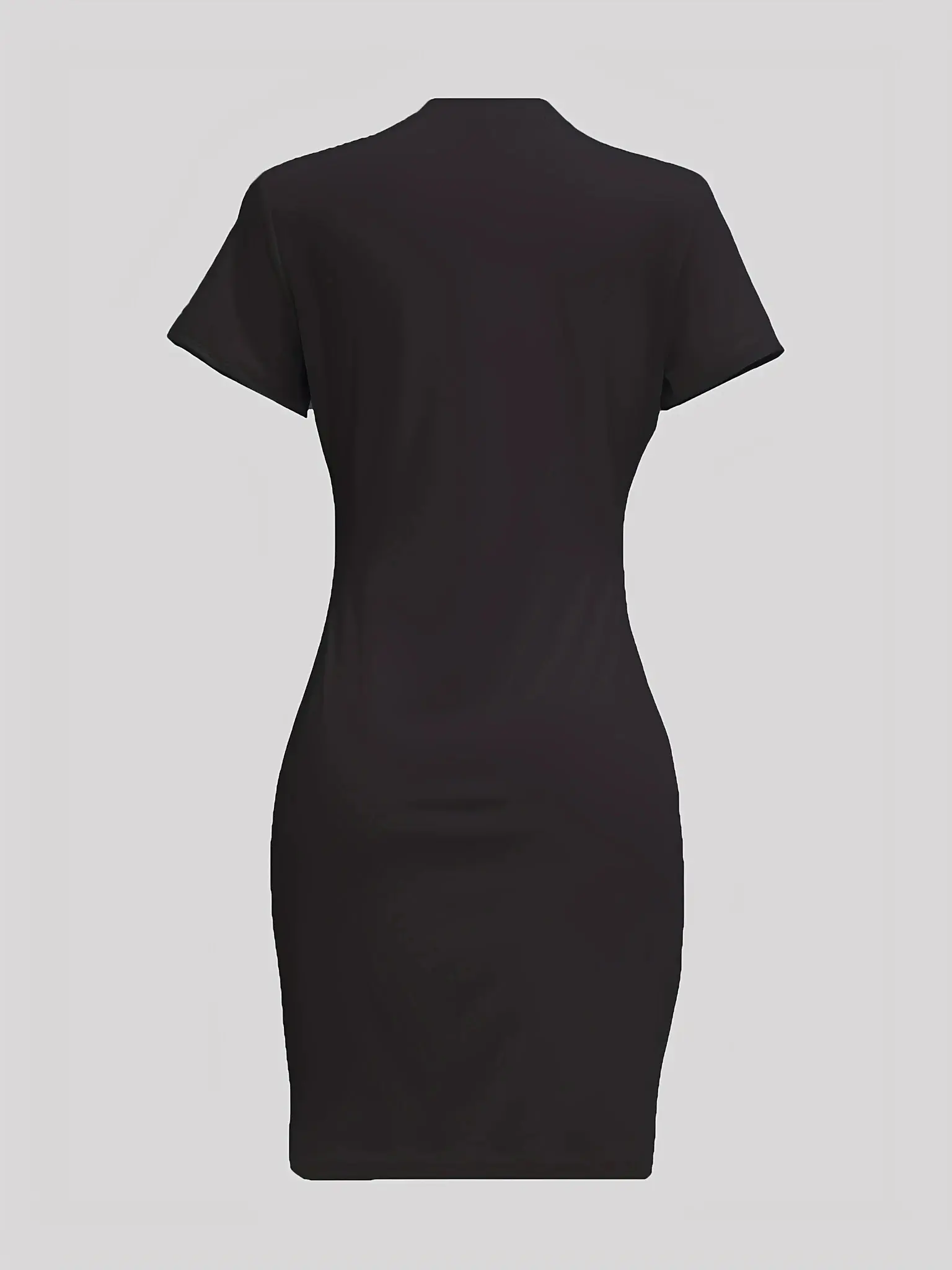 Women's plus size summer my Birthday letter print short sleeved round neck loose casual T-shirt dress