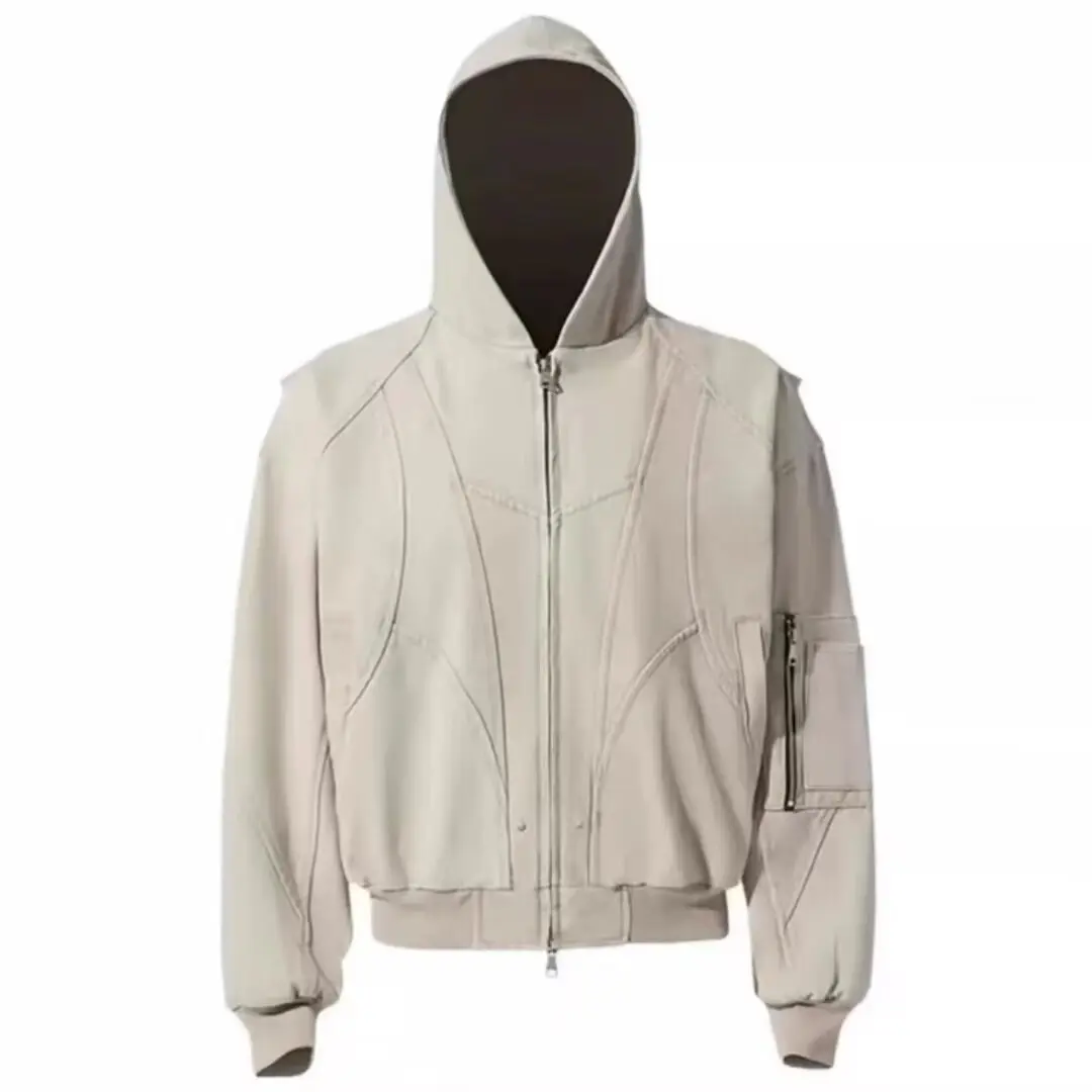 Retro Detroit Workwear Women's Autumn Winter Brand High Street Neutral Style Loose Casual Baseball Jackets for Men Clothing
