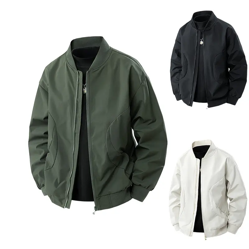 Fashion New Style 2025 Spring and Autumn Fashion Simple and Comfortable Baseball Jacket for Men and Women Versatile Jacket