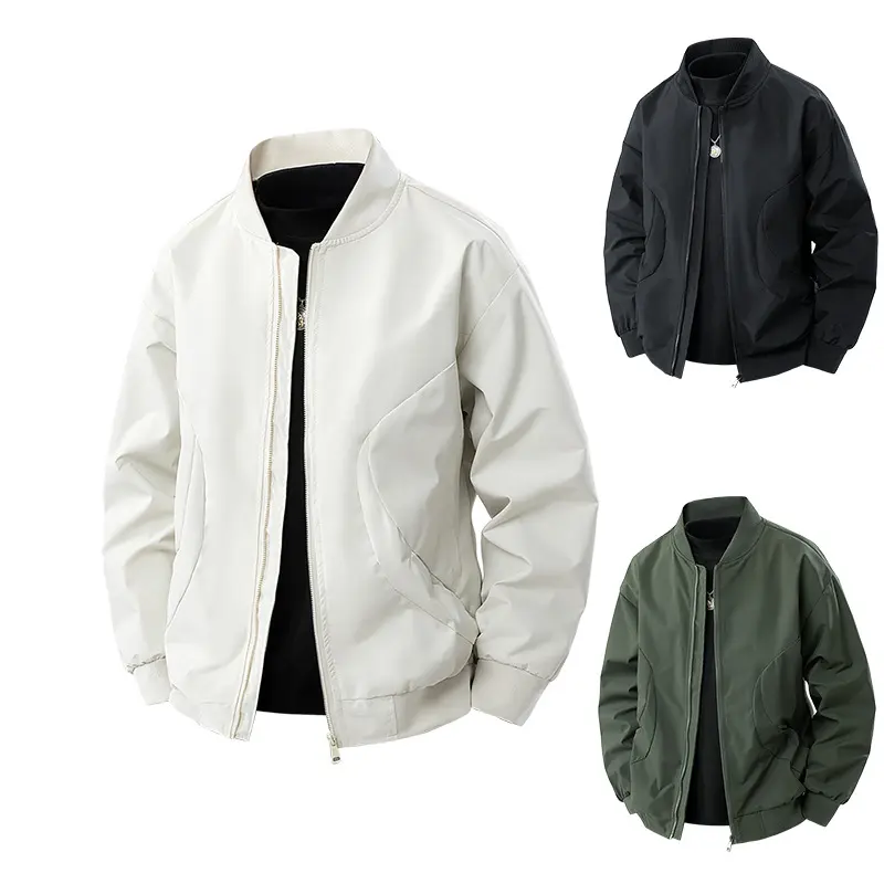 Fashion New Style 2025 Spring and Autumn Fashion Simple and Comfortable Baseball Jacket for Men and Women Versatile Jacket
