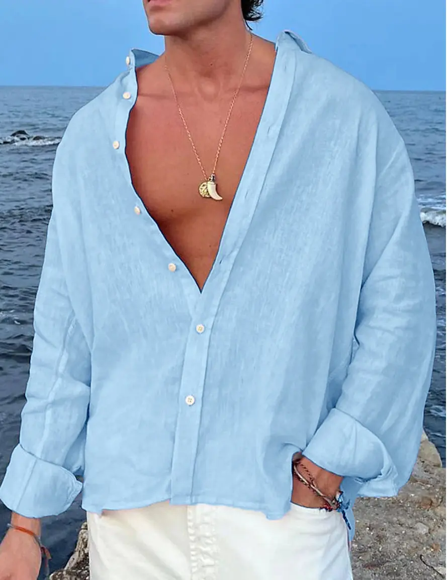Men's Versatile Shirt for Multiple Occasions Breathable Quick Drying Outdoor Sports Shirt Spring and Autumn Street Casual Top