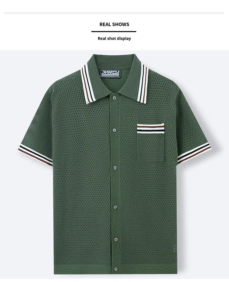 Summer Men's Polo Luxury Clothes Man Man Streetwear Festivaleras Shirts Basic Shirt Summer Short Sleeve Shirts