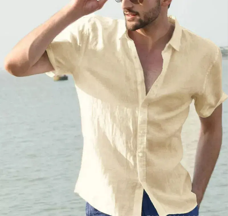 Luxury Men's Shirt Hawaiian Shirt Summer Clothing Shirt Summer Short Sleeved Shirt Business Blouse Short Sleeve Oversized Shir