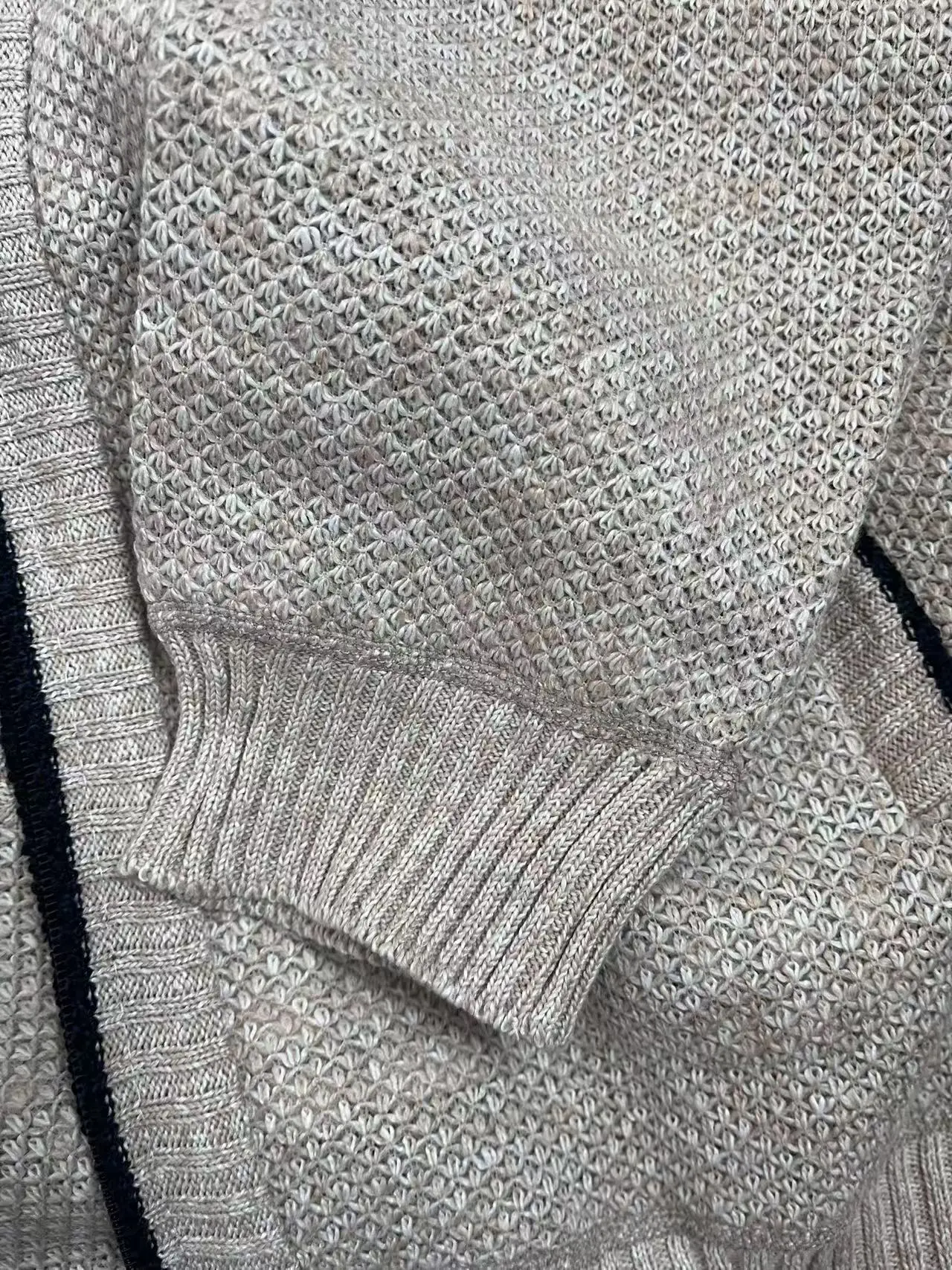New Autumn and Winter Cardigan Sweater for Men, Warm Thick Loose Casual Stand Up Collar Knitted Zipper Cardigan