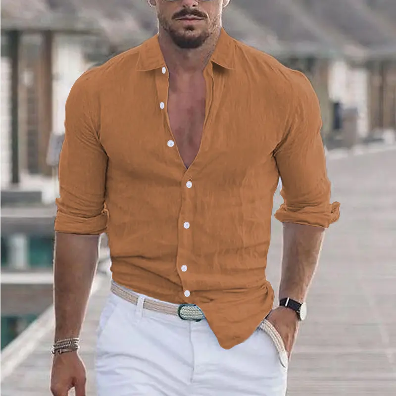 Men's Long Sleeve Shirt White Shirt Long Sleeve T-shirt Men's Compression Shirt for Men Men's Button Shirts White Fit Shirt