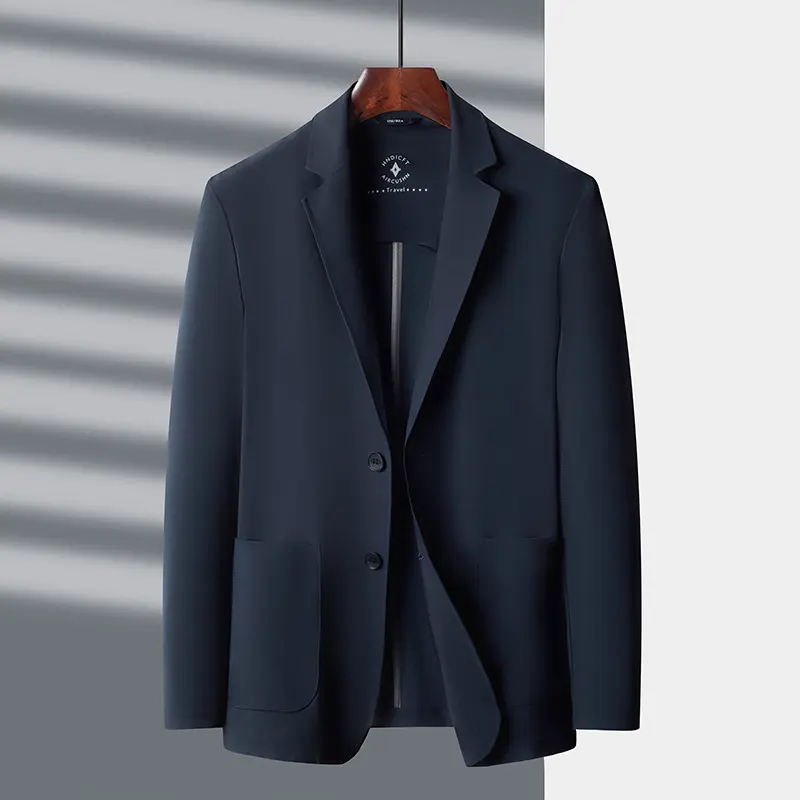 2025 New Men's Sun Protection Blazer Summer Ice Silk Quick-Dry Casual Work Jacket Lightweight Business Suit 5 Colors