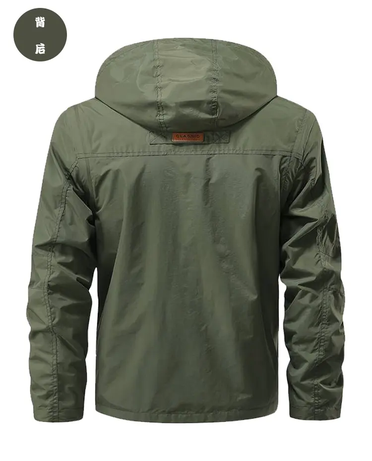 Men's Sleeveless Windproof Jacket Outdoor Casual Multi Pocket Workwear Jacket Design Waterproof Breathable and Thickened