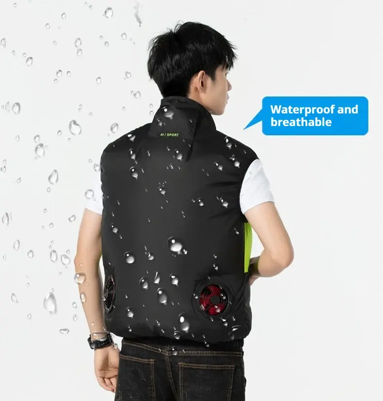Summer Popular Intelligent Cooling Air Conditioning Clothing Outdoor Breathable Quick Drying Leisure Work Vest