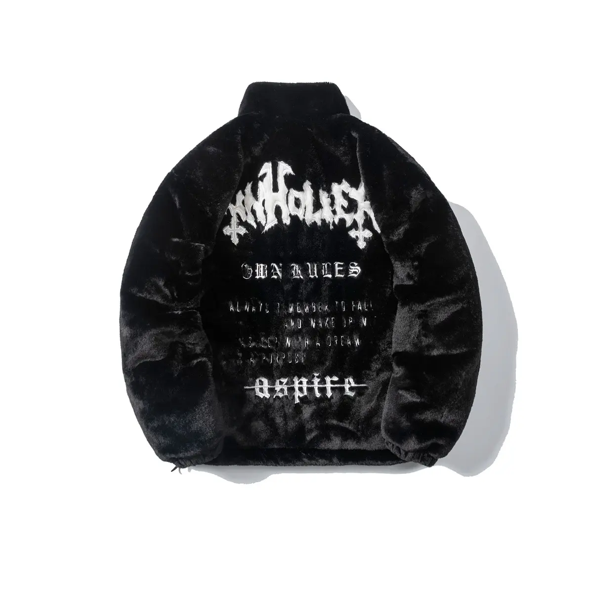 Street Men's Hip-hop Letter Embroidered Top Men's New Warm and Cold Resistant Jacket Men's Casual Jacket