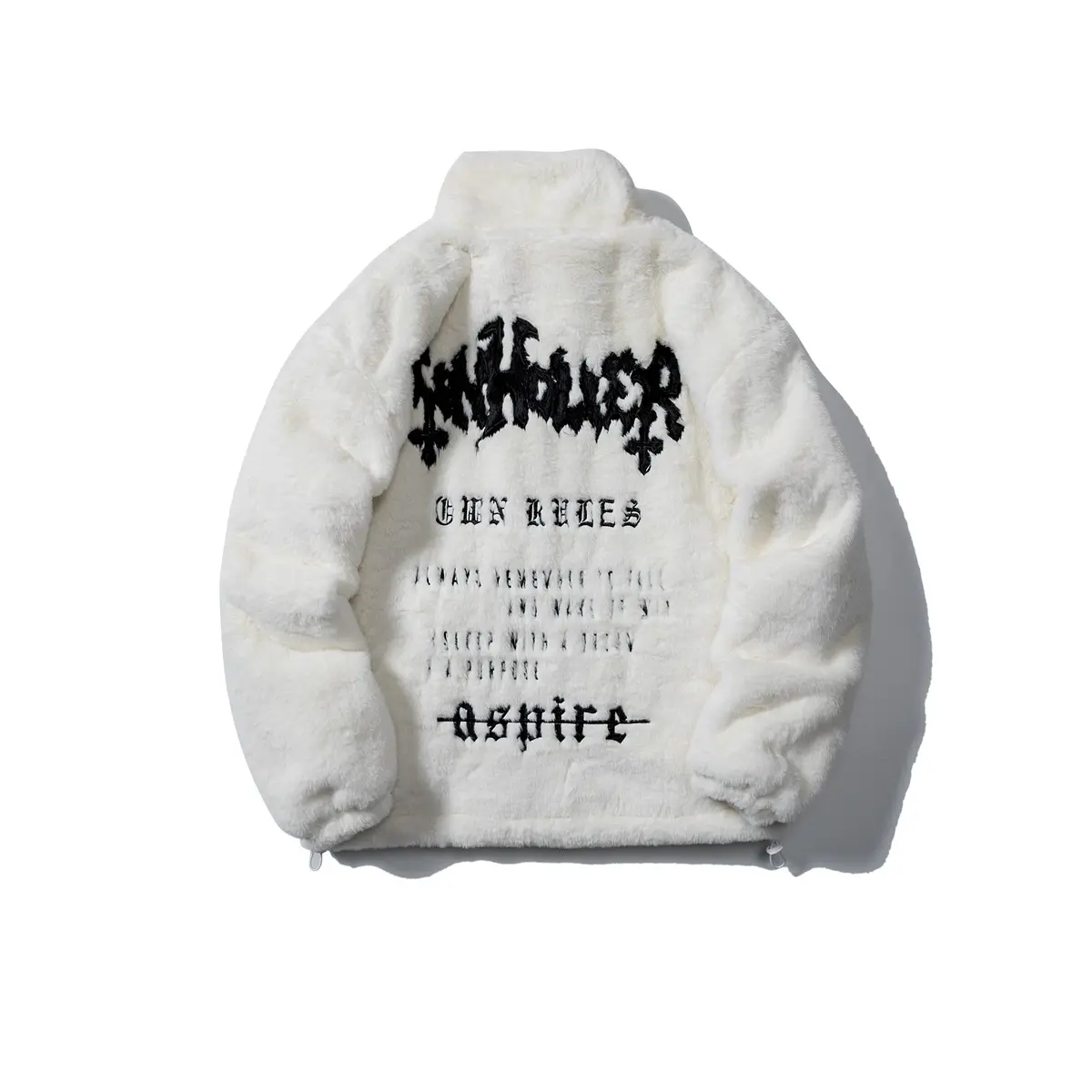Street Men's Hip-hop Letter Embroidered Top Men's New Warm and Cold Resistant Jacket Men's Casual Jacket