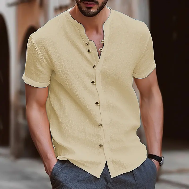Beach Shirts Man Summer Shirt Cotton Linen Shirt Men Cotton Shirts Men Casual Shirts Summer Shirt Men Men Beach Shirt