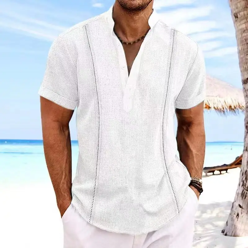 Men's Summer Shirts Cotton Linen Shirt Hawaiian Shirt Shirt Men's Men Hawaiian Men Designer Man T Shirt Men's Clothing