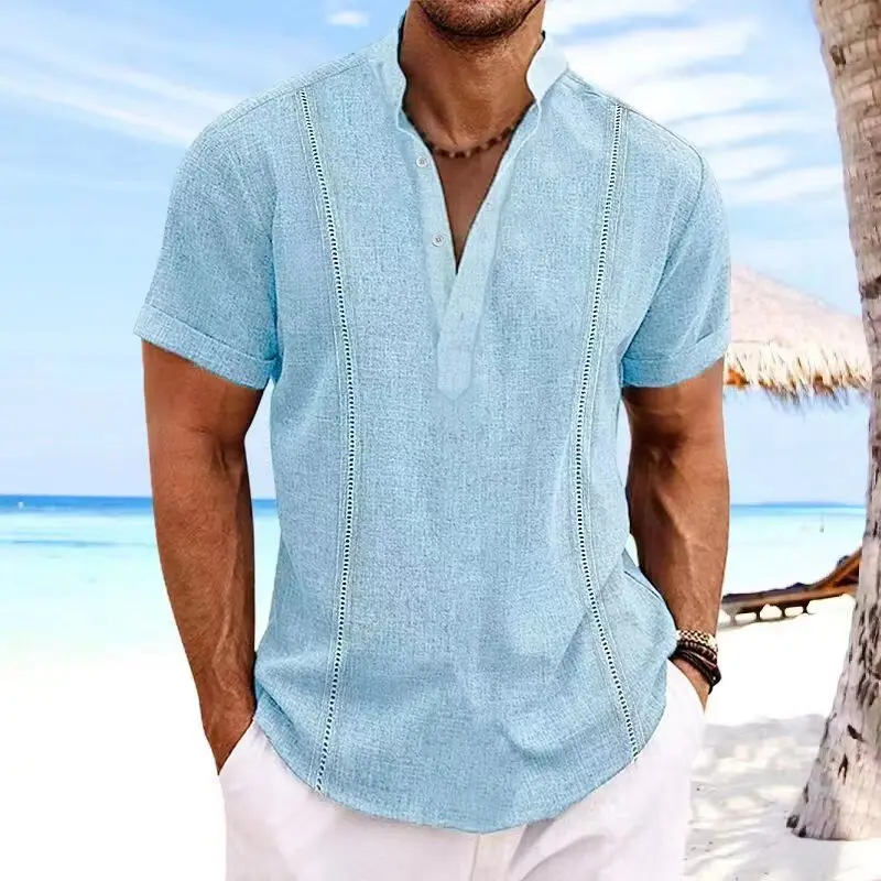Men's Summer Shirts Cotton Linen Shirt Hawaiian Shirt Shirt Men's Men Hawaiian Men Designer Man T Shirt Men's Clothing
