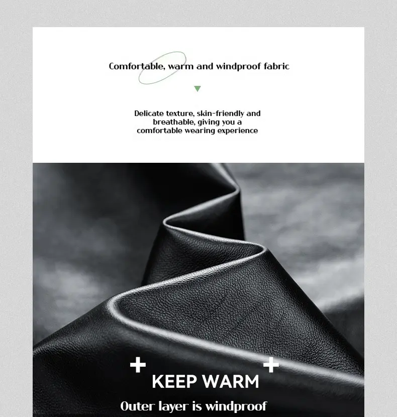 Men's PU Leather Motorcycle Jacket Korean Version Slim Fit Leather Jacket Men's Spring and Autumn Fashion Windproof Waterproof