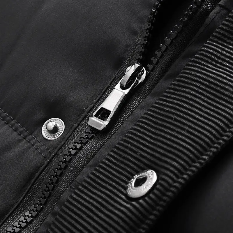 Men's Winter Cotton Padded Clothing Men's Solid Color Warm and Thick Top Men's Casual Loose Jacket Jacket