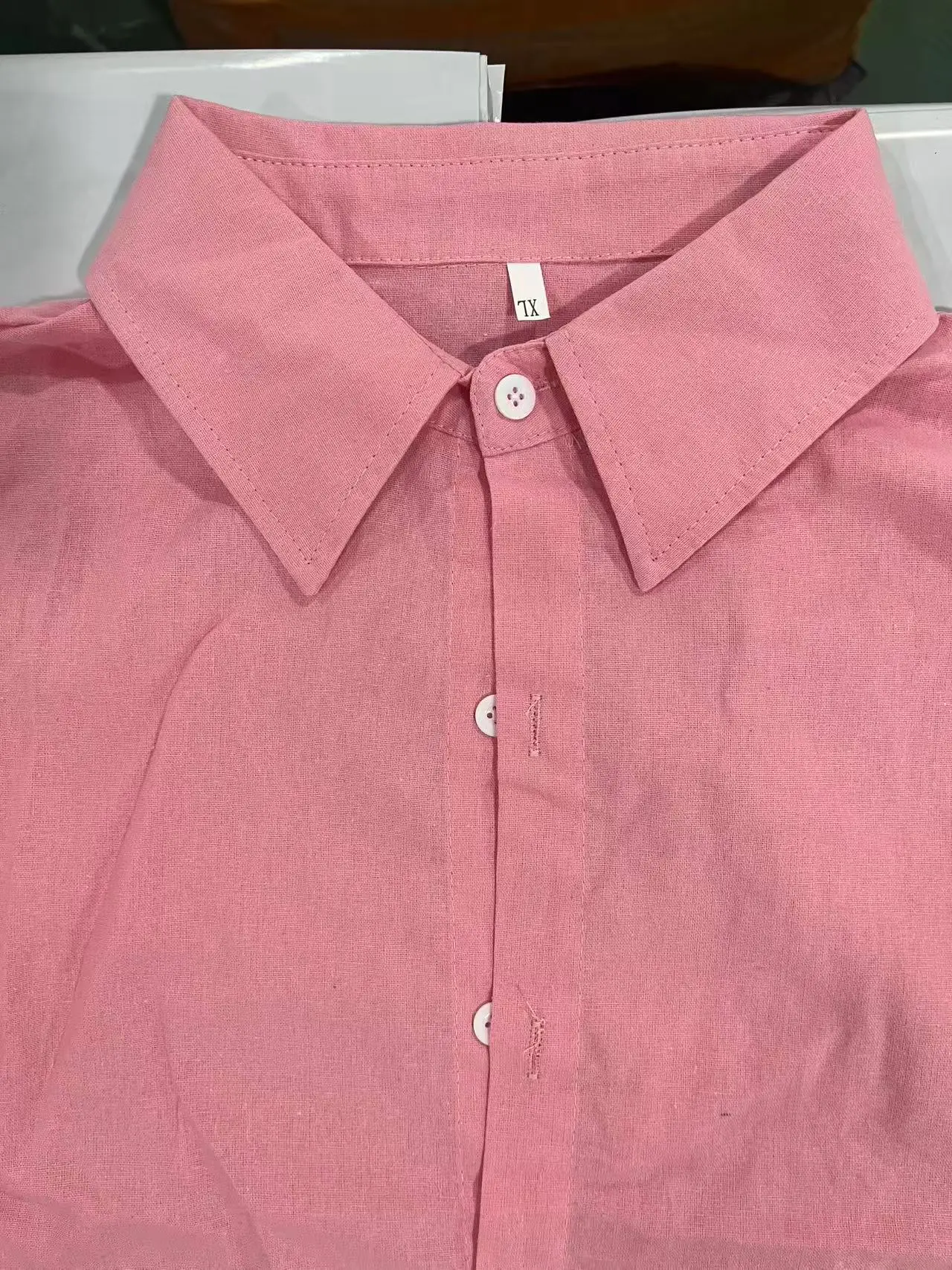 Spring and Autumn Men's Casual Shirt New Solid Color Loose Single Breasted Lapel Business Long Sleeved Coats