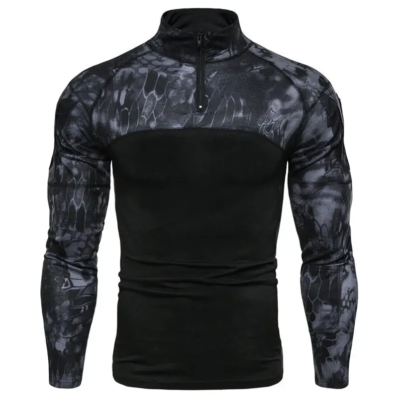 Outdoor Camouflage Combat Training Frog Tactical Suit Men's and Women's Universal Fitness Slim Fit Fast Drying Long Sleeved